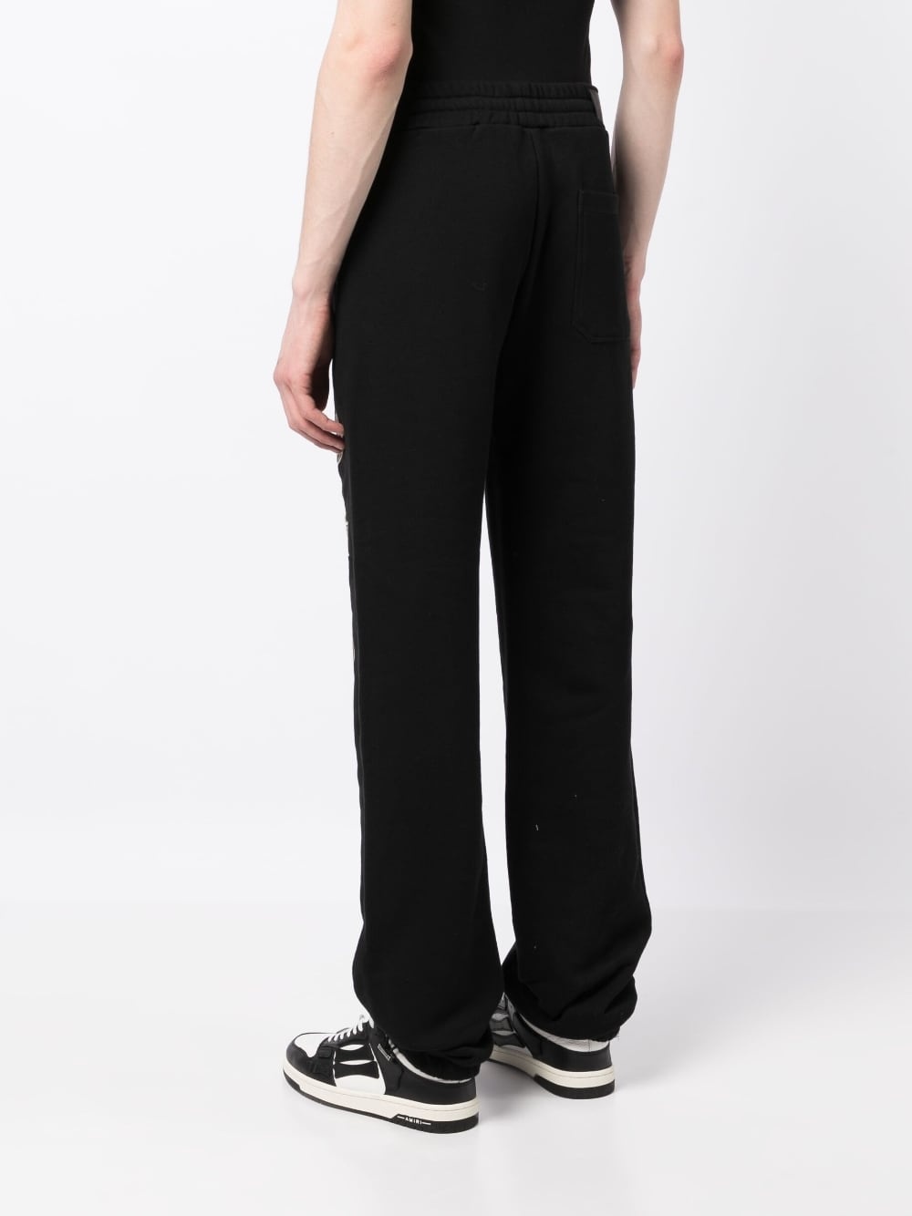 graphic-print trousers - 4