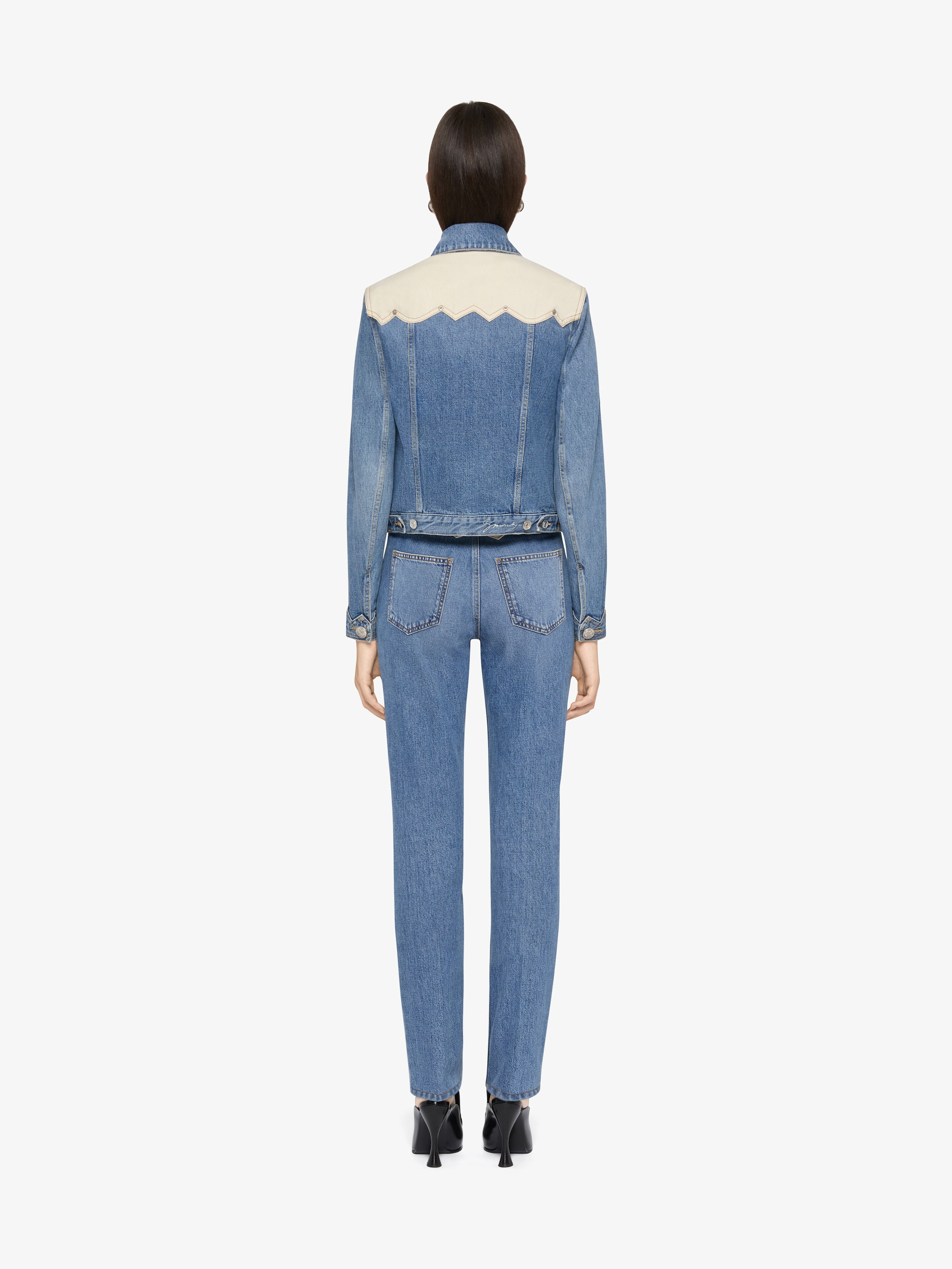JACKET IN DENIM WITH YOKE - 3