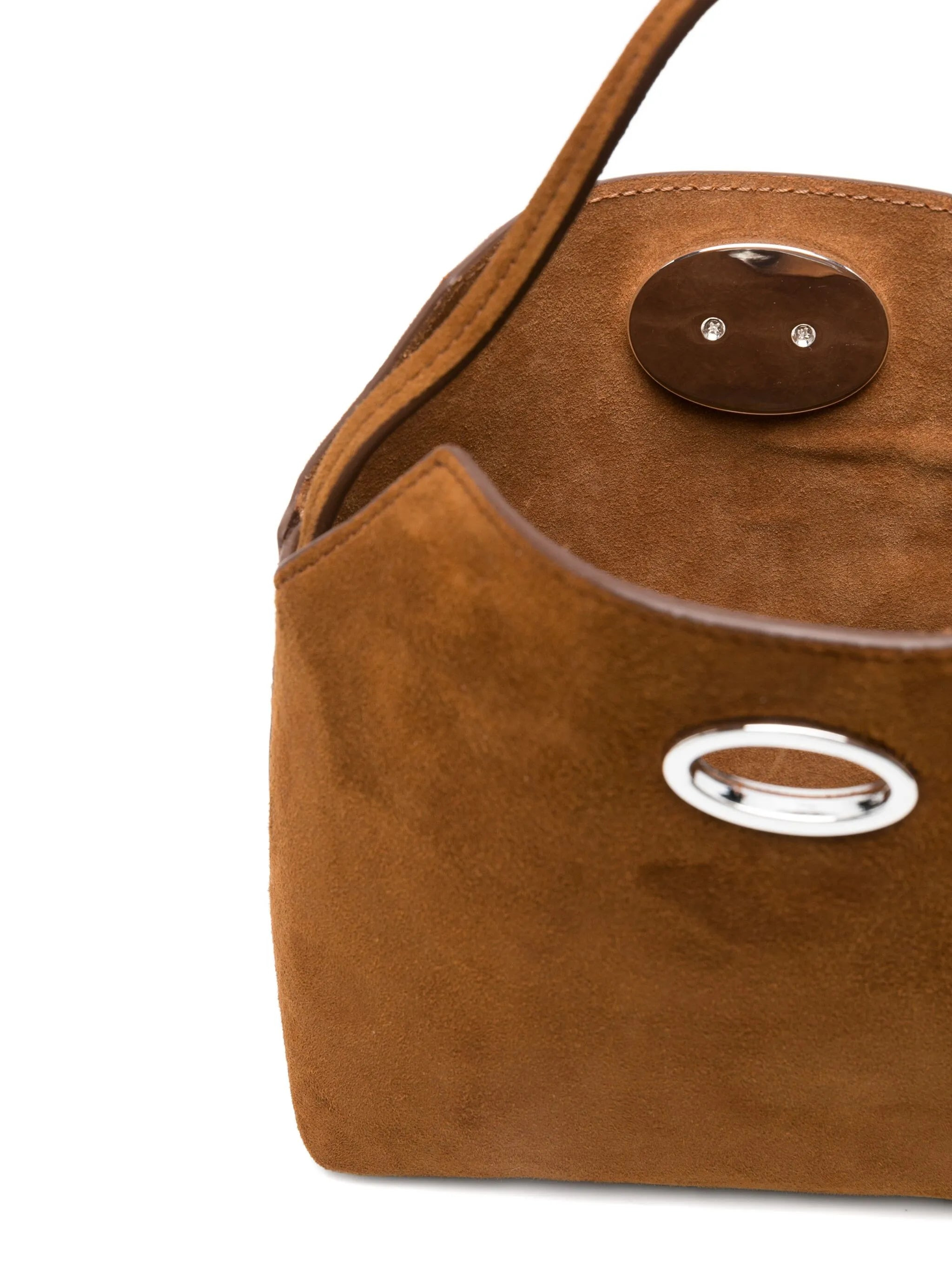Christopher Esber Calf Suede Top-handle Mini Bag - 4