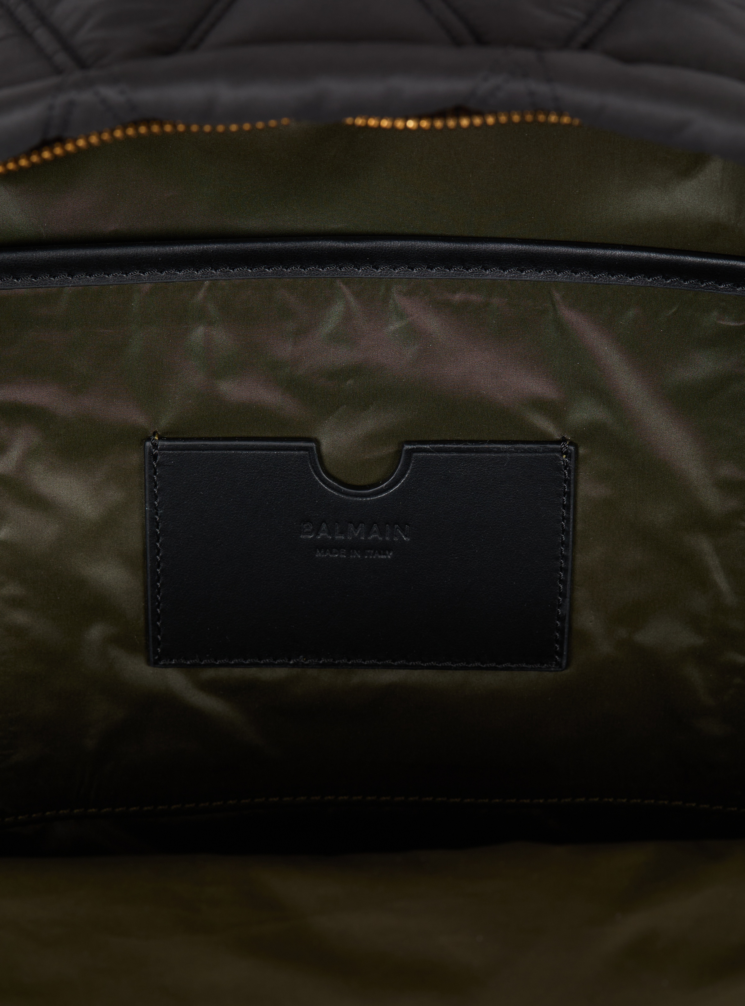 Quilted nylon backpack with diamond motif - 6