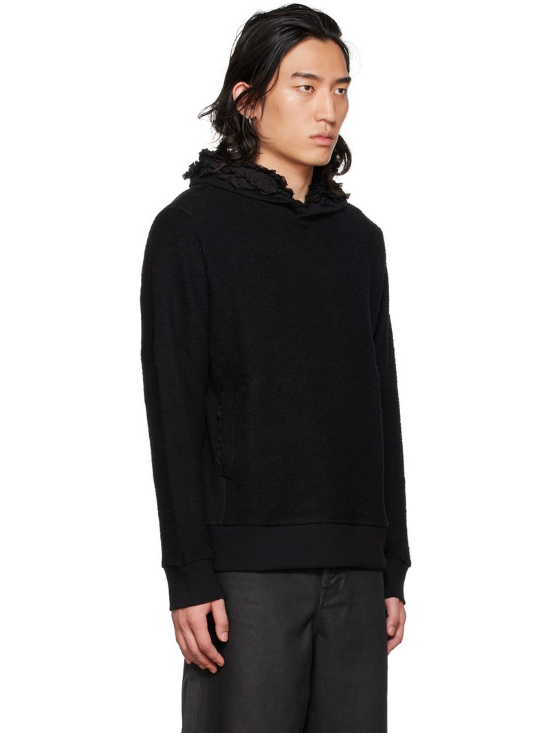 Black Internal Frill Hoodie 2