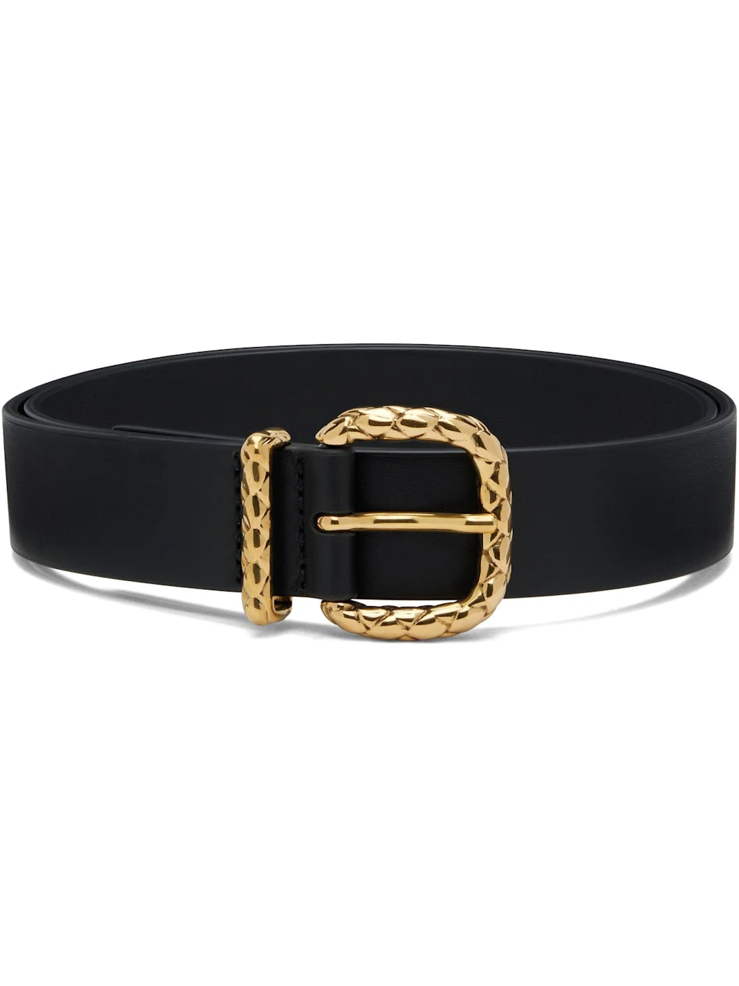 Black Coaxial Loop Belt - 1