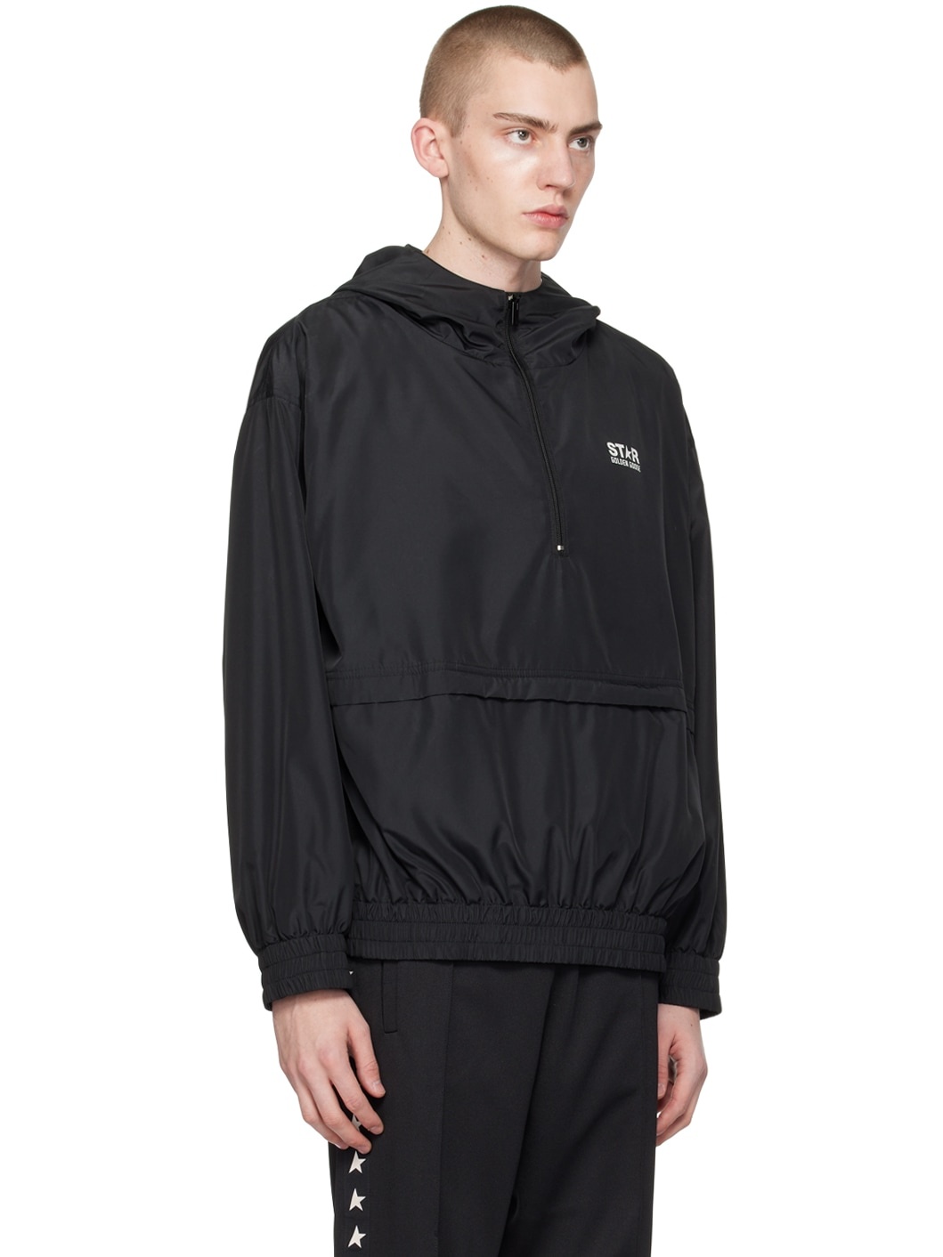 Black Hooded Jacket - 2
