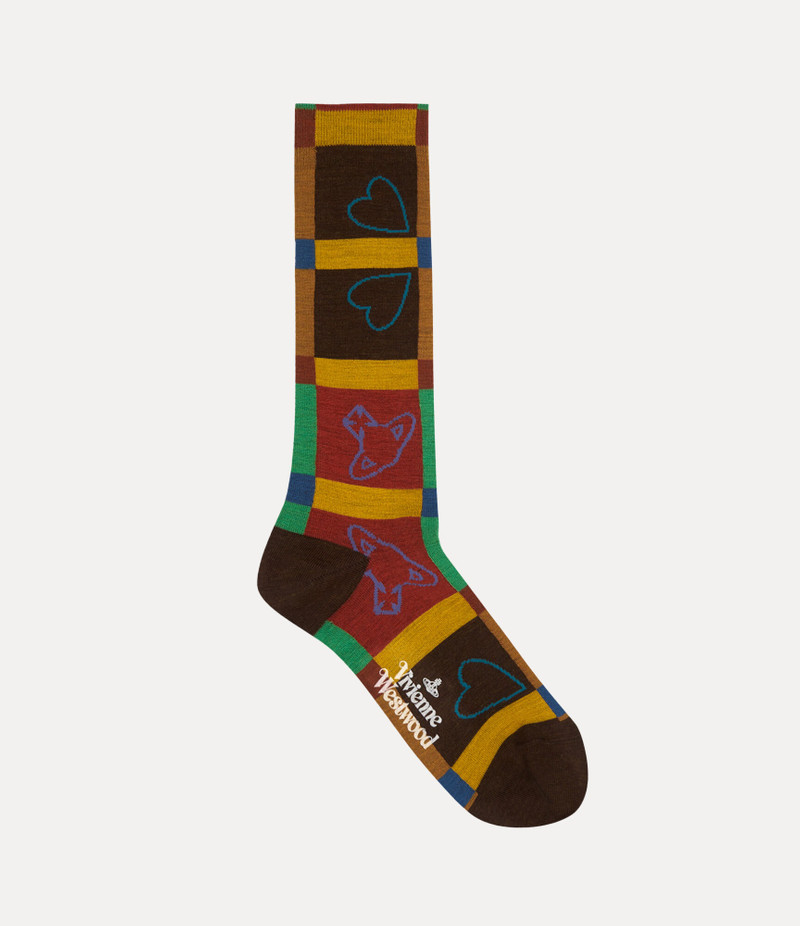 HEARTS AND ORBS SOCKS 1