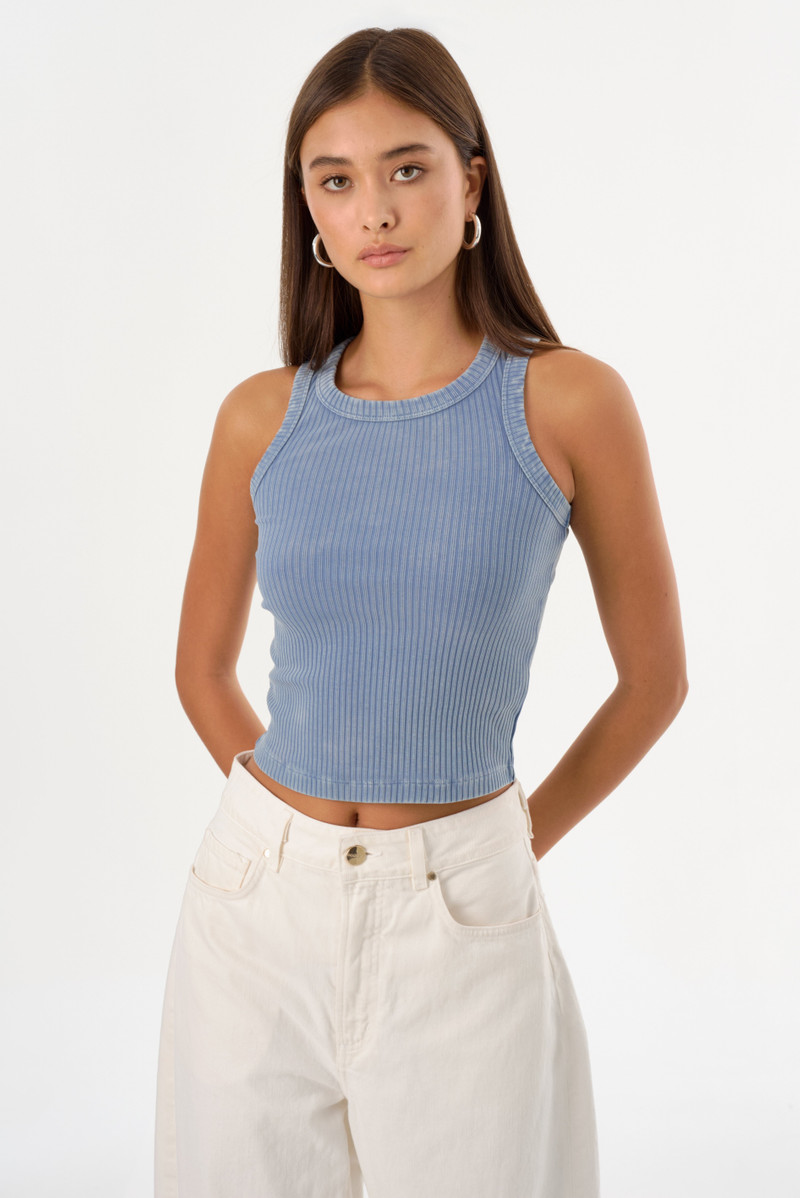 VICKI | Rib Knit Tank Top 1