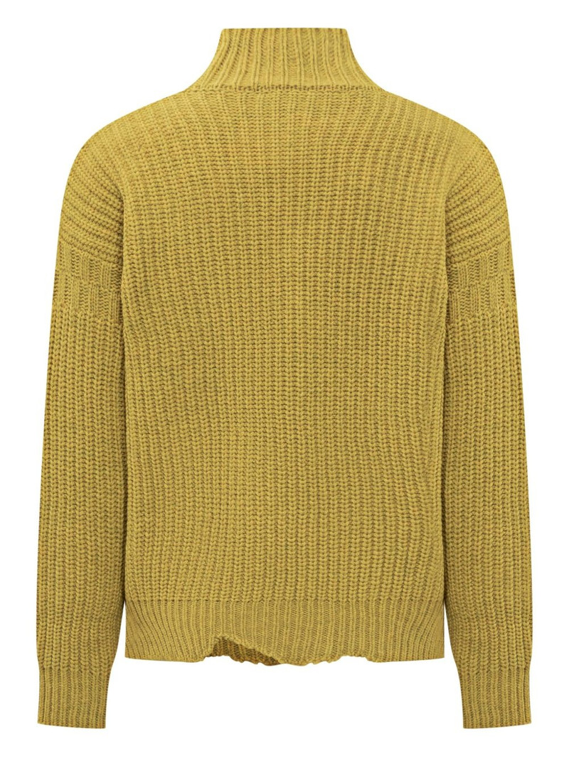 Marni ribbed mock-neck sweater outlook