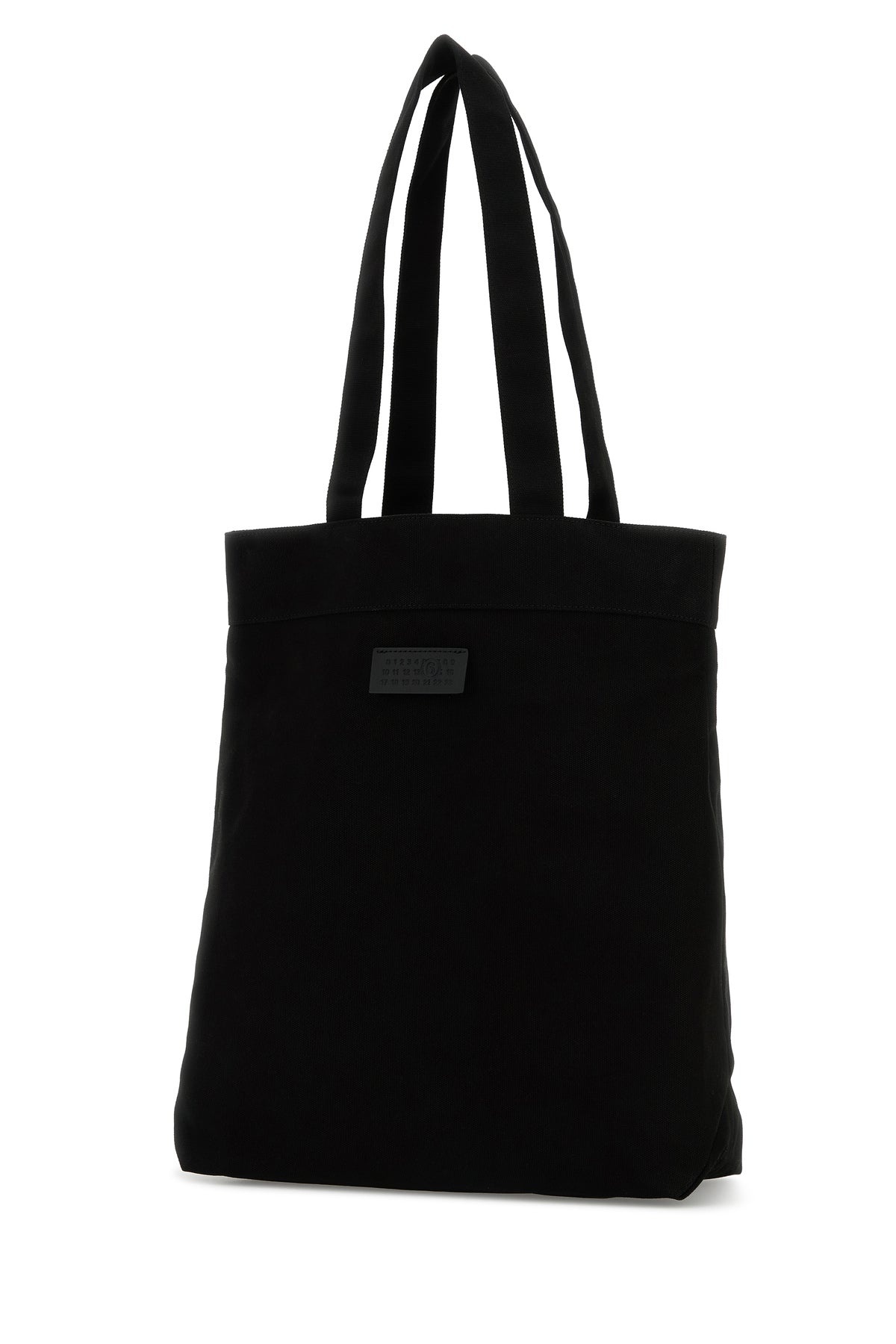 Black canvas shopping bag - 2