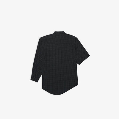 BALENCIAGA Asymmetric Shirt in Black outlook