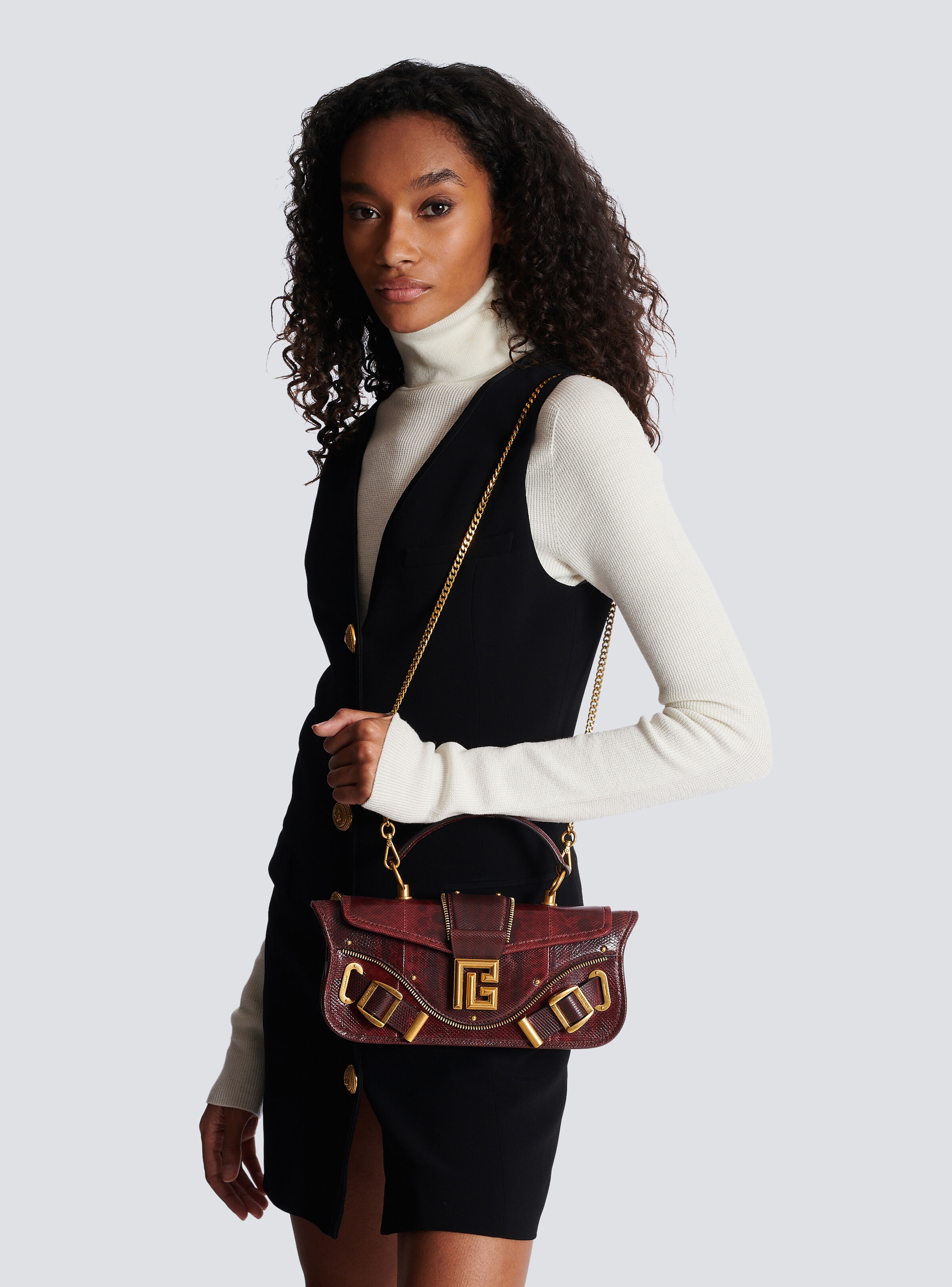 Blaze Karung leather clutch bag - 8