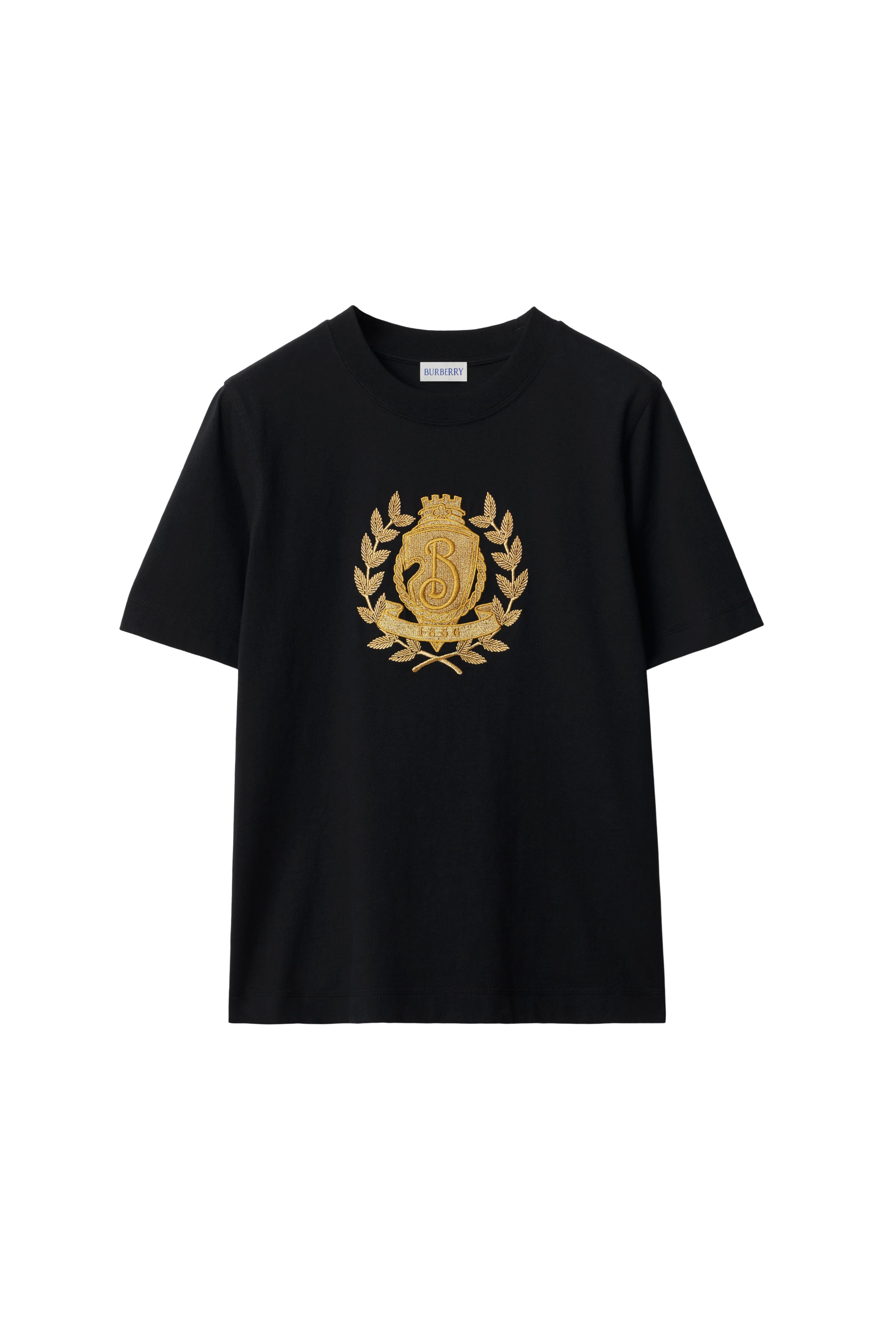 burberry B Crest Cotton T-shirt in Black at Nordstrom - 2