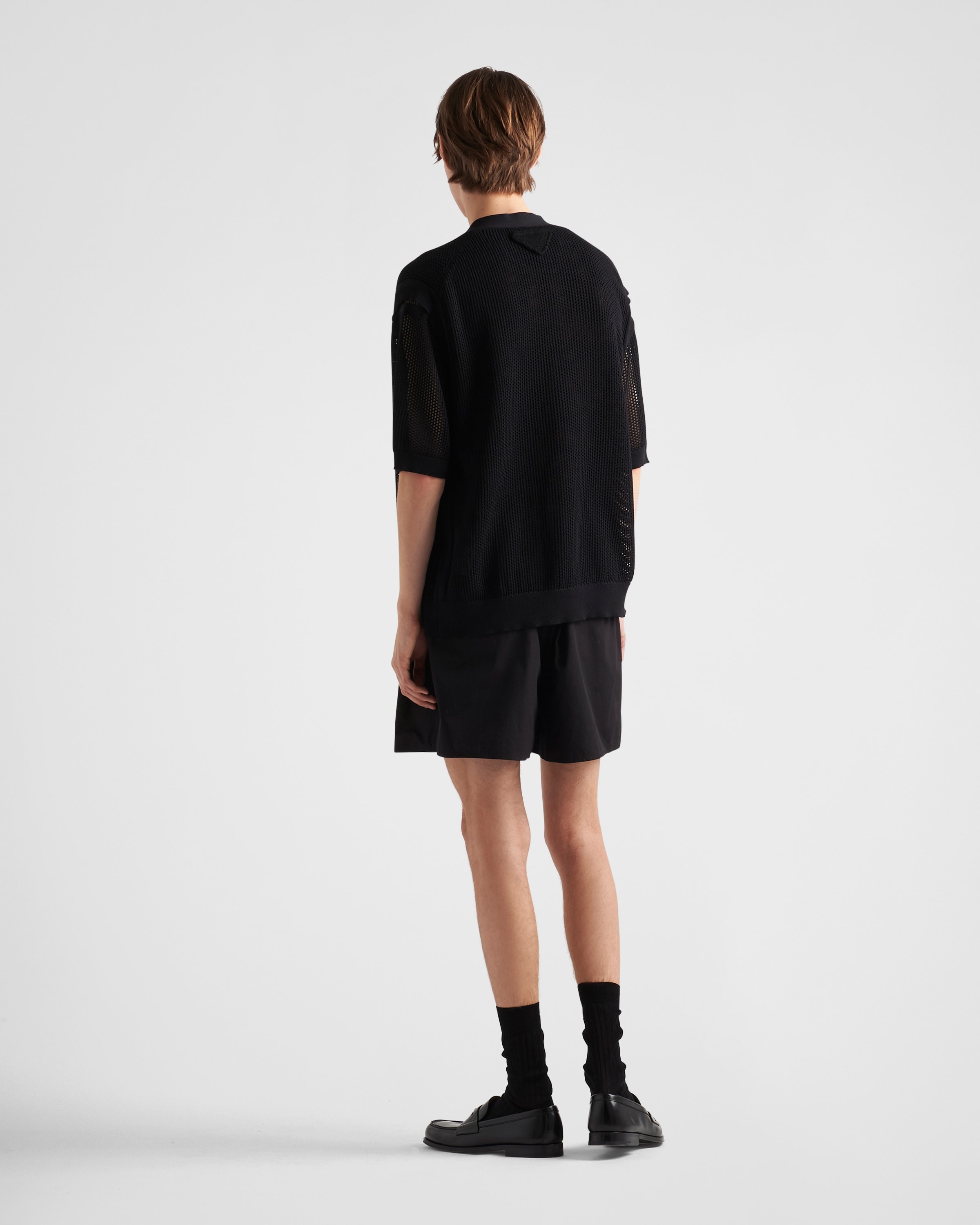 Sleeveless silk and cotton cardigan - 5
