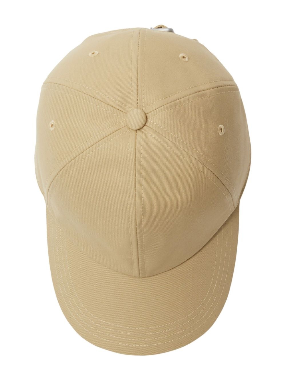 curved-peak cotton baseball cap - 3