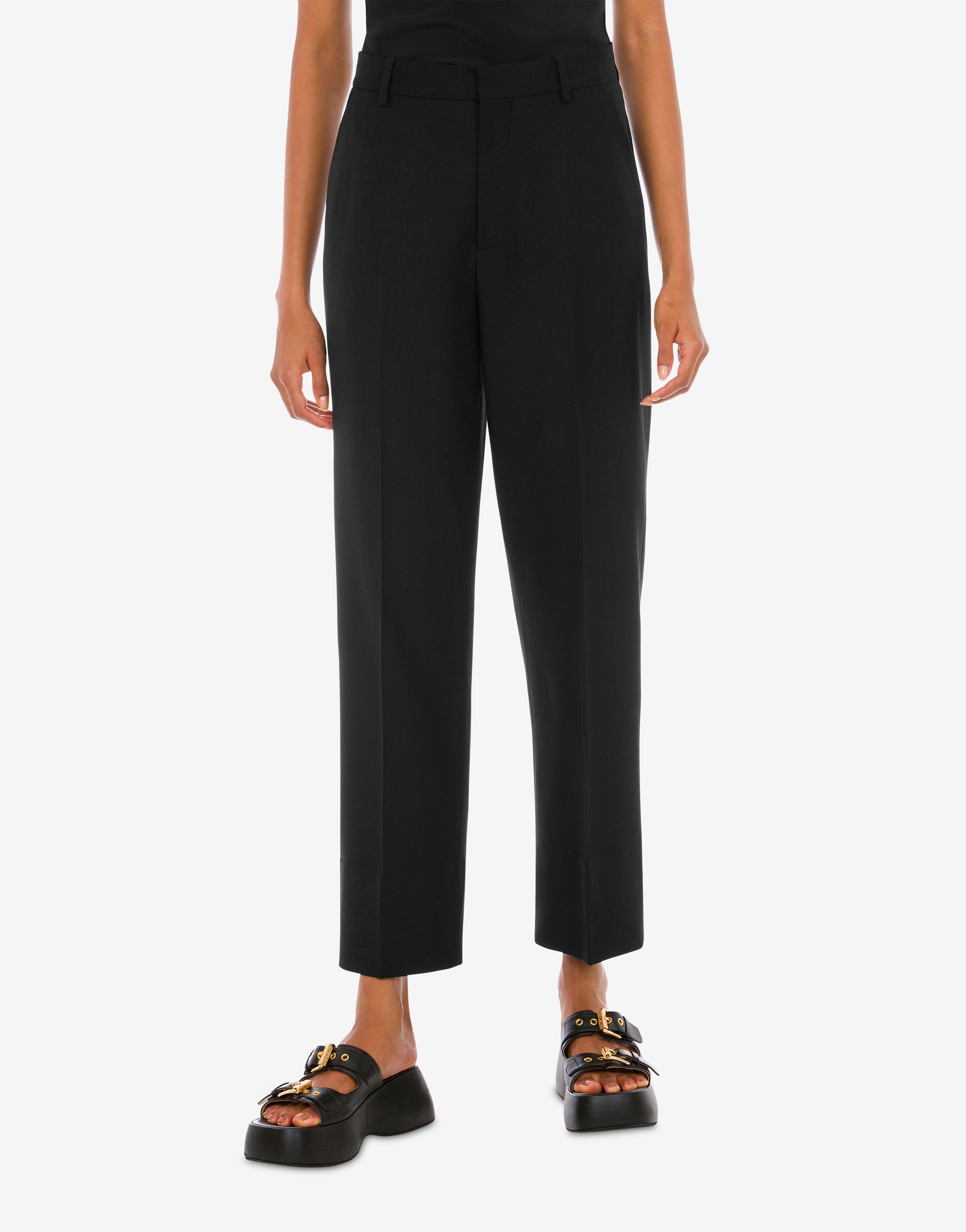 STRETCH GABARDINE TROUSERS - 2