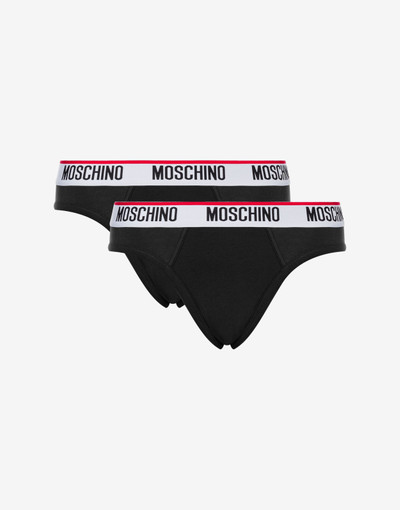 Moschino LOGO BAND SET OF 2 STRETCH BRIEFS outlook