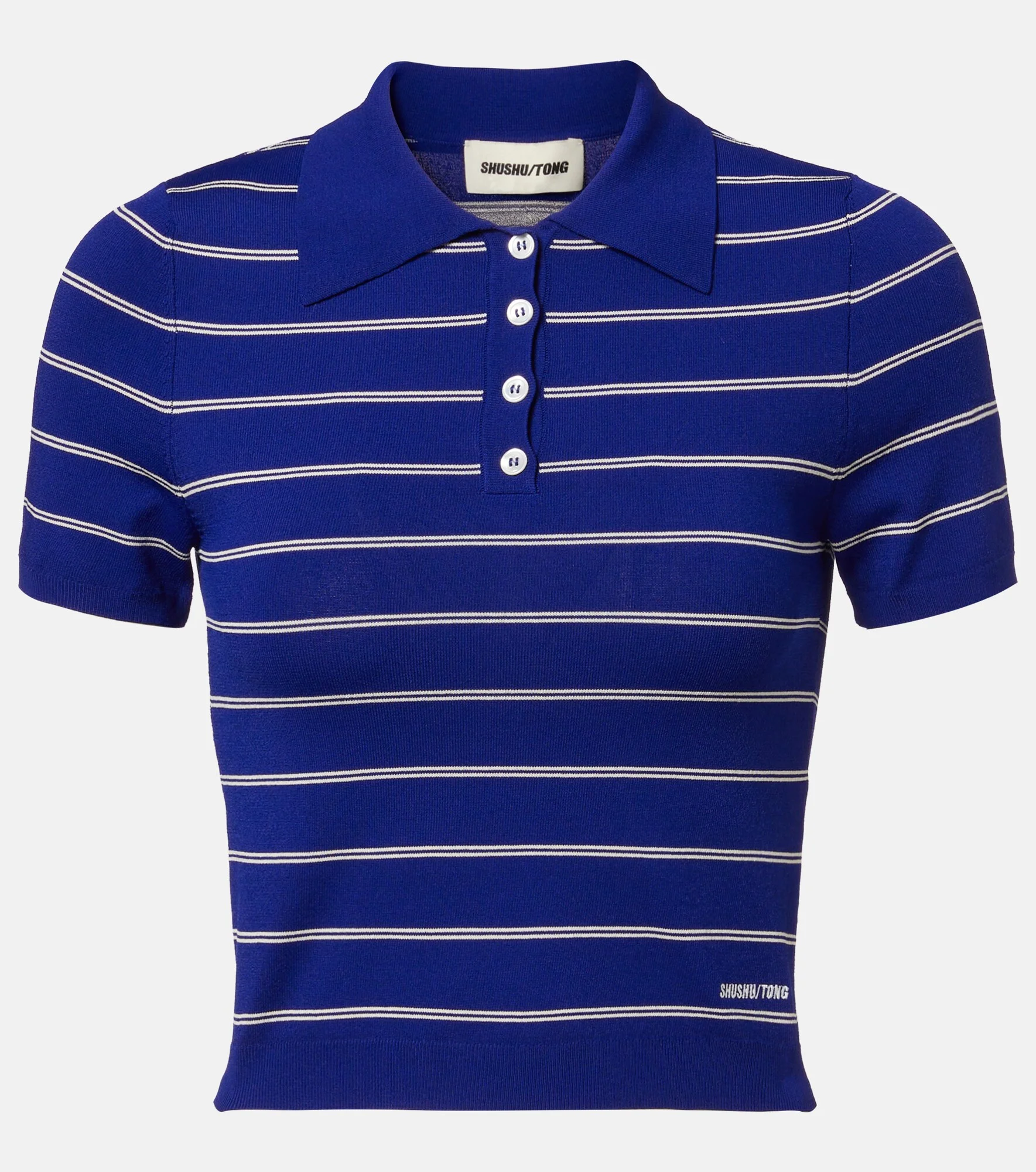 Striped polo shirt - 1