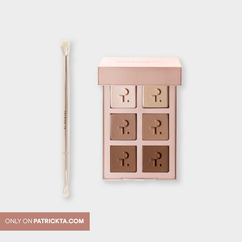 Major Dimension Artistry Eyeshadow Palette & Dual-Ended Brush Set 1