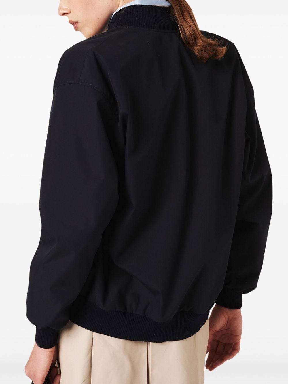 logo-patches bomber jacket - 3