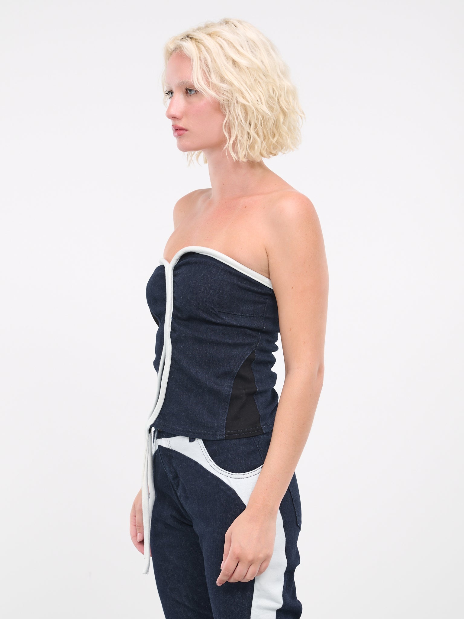 Triple Denim Corset - 2