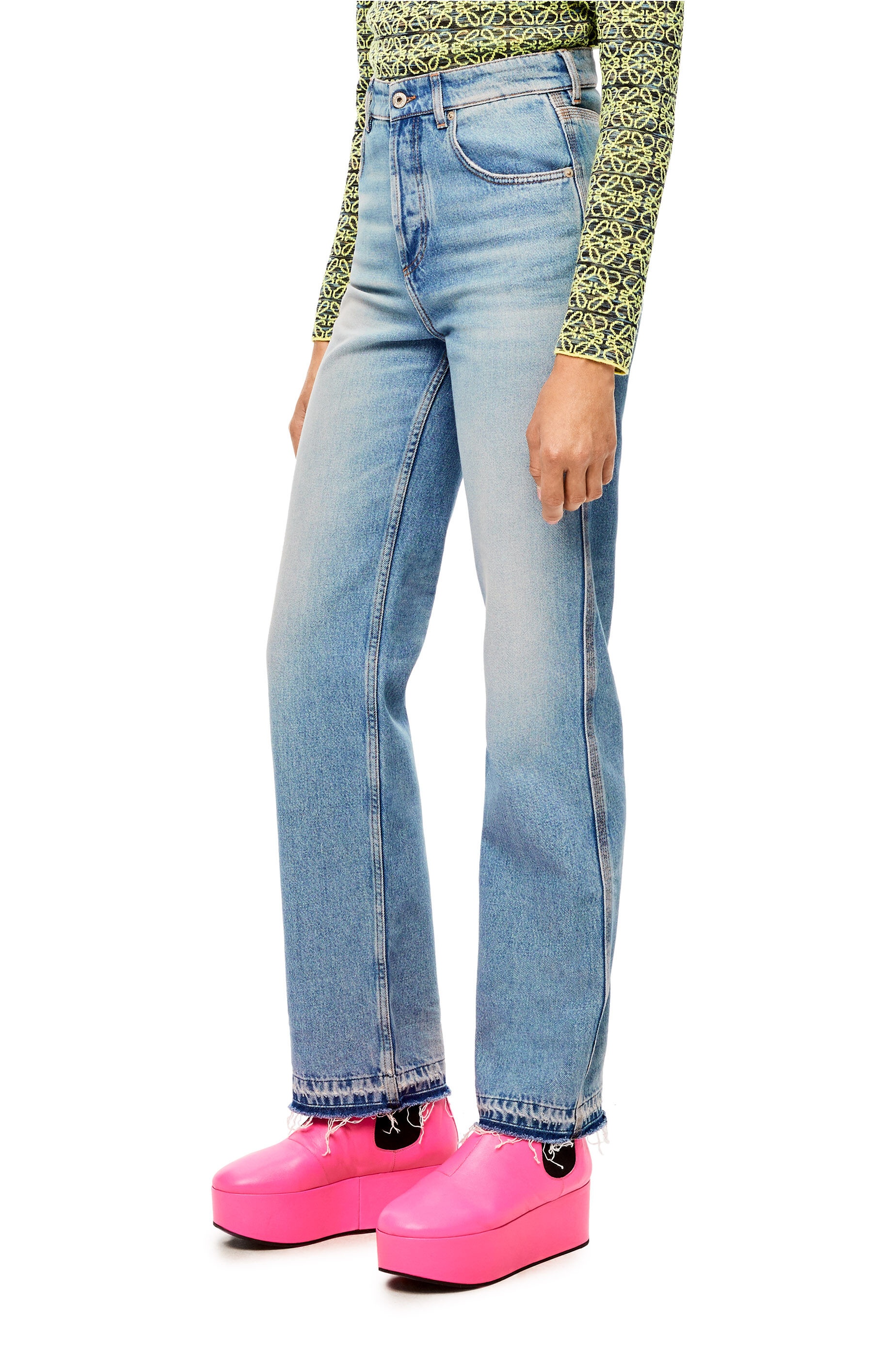 Straight leg jeans in denim - 3