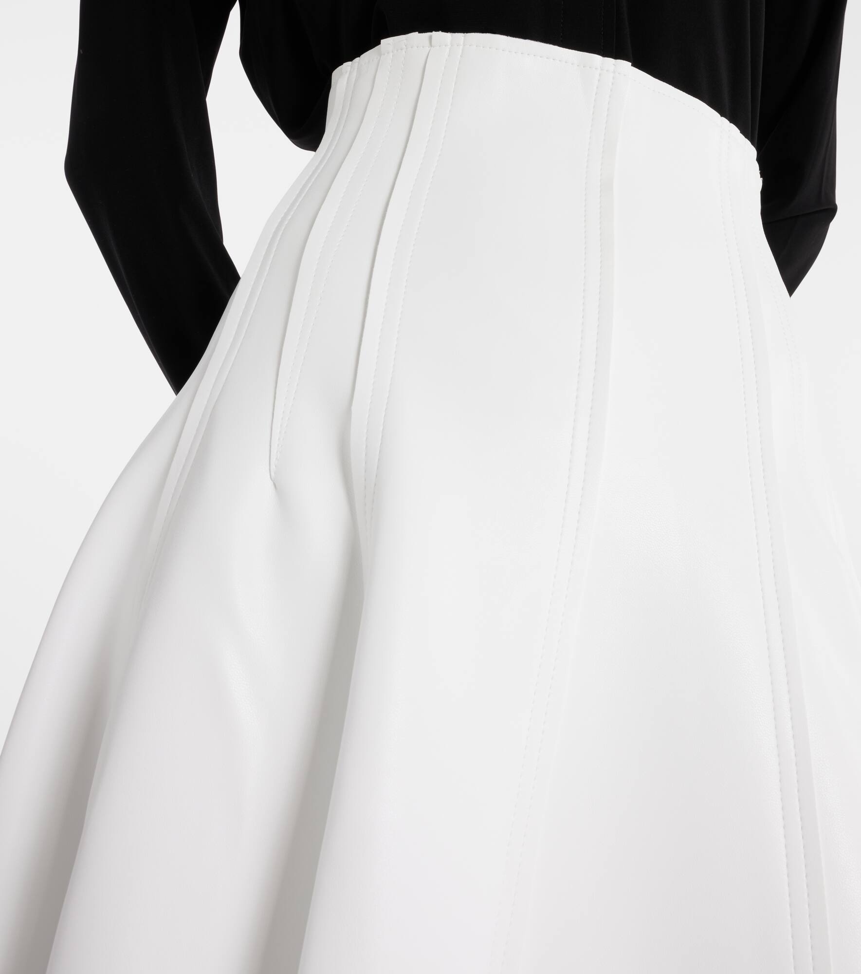 Grace faux leather maxi skirt - 4