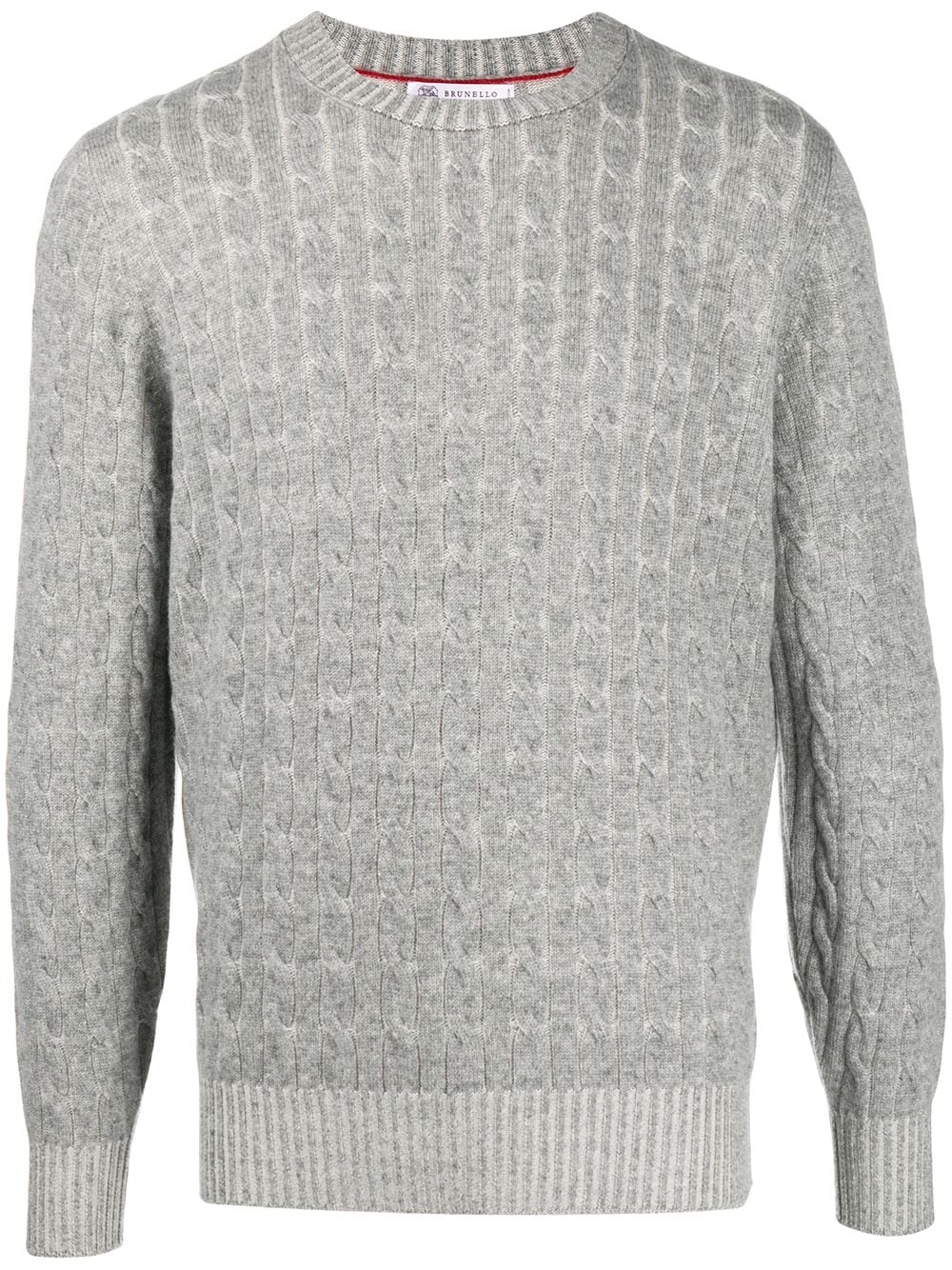 cable-knit cashmere jumper - 1