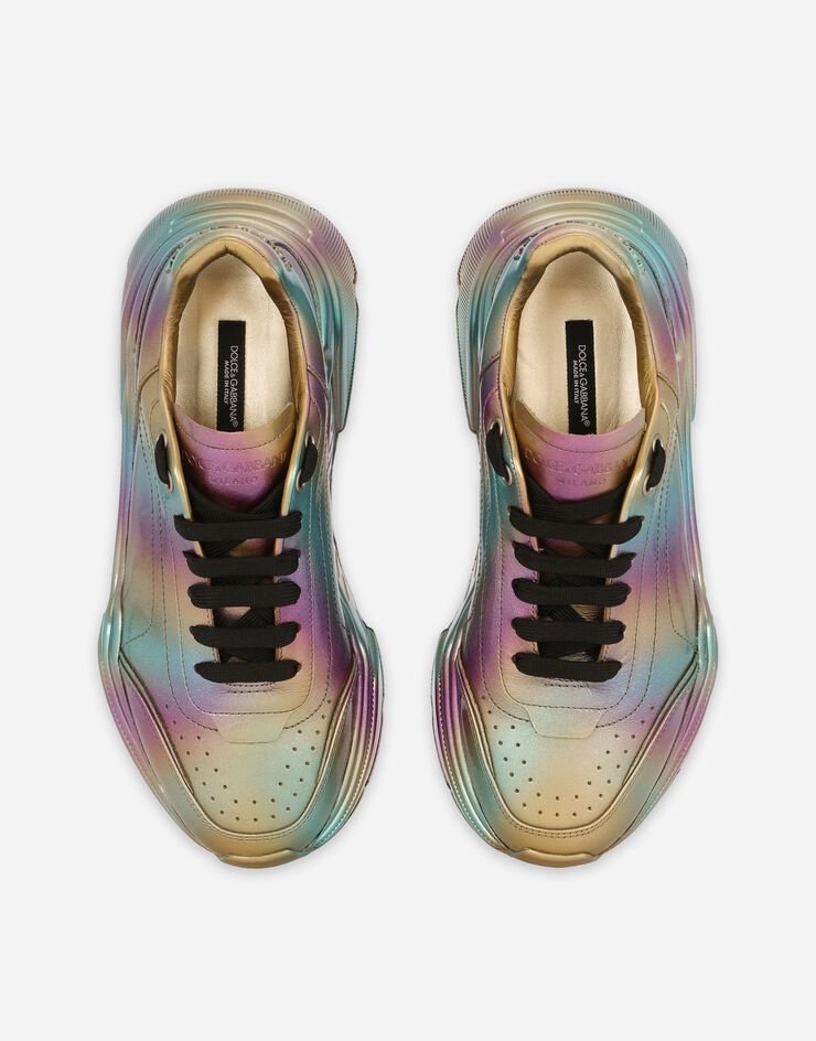 Multi-colored calfskin Daymaster sneakers - 4