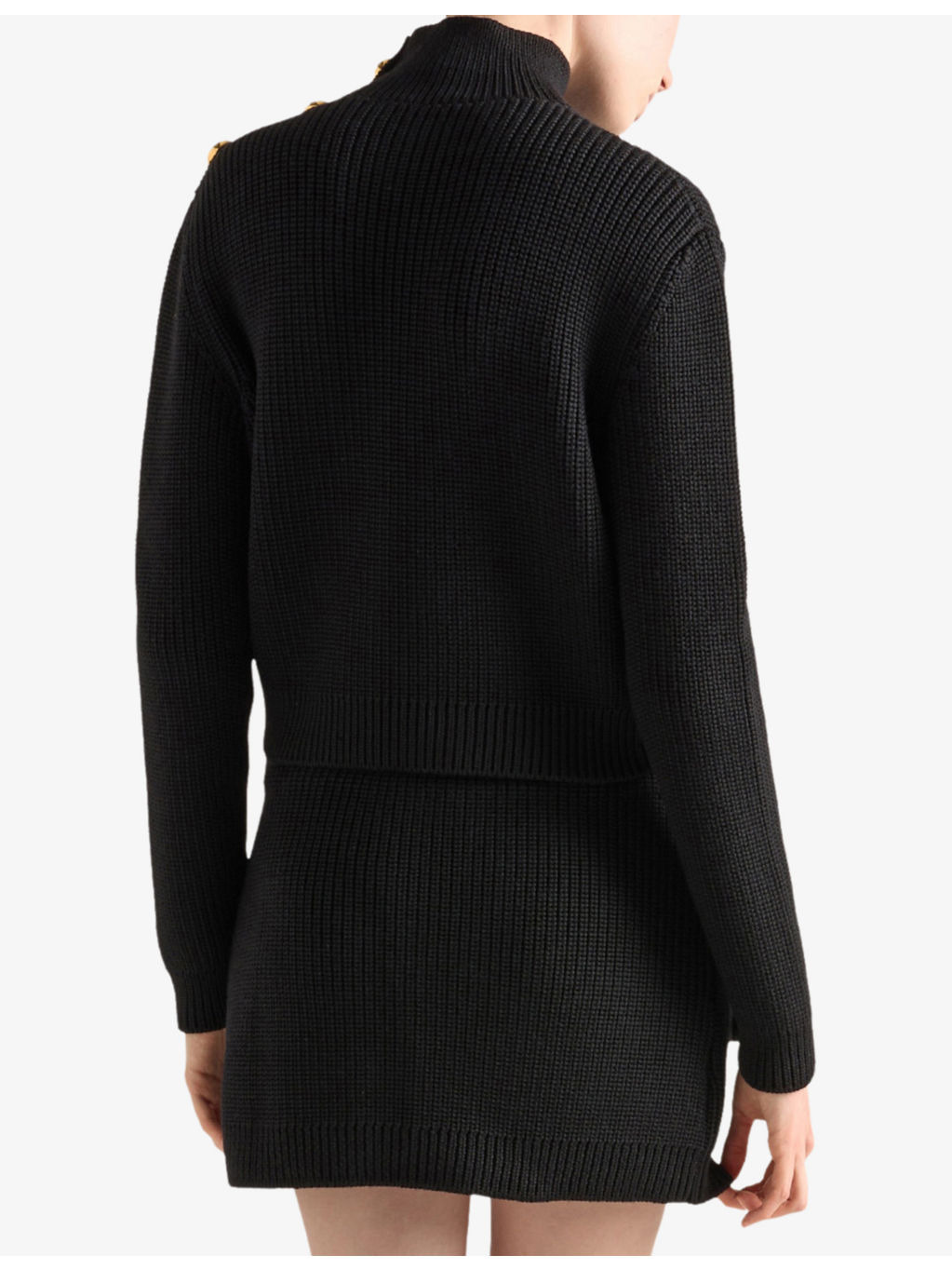 Turtleneck Brand-Patch Wool Jumper - 4