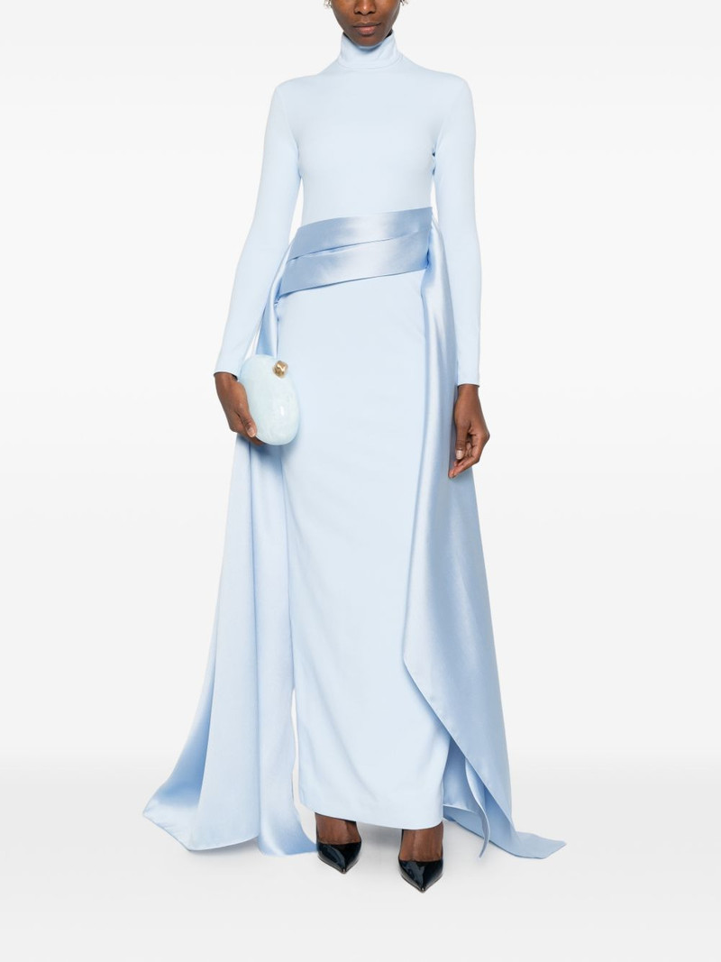 SOLACE LONDON Olivia long-sleeved maxi dress outlook