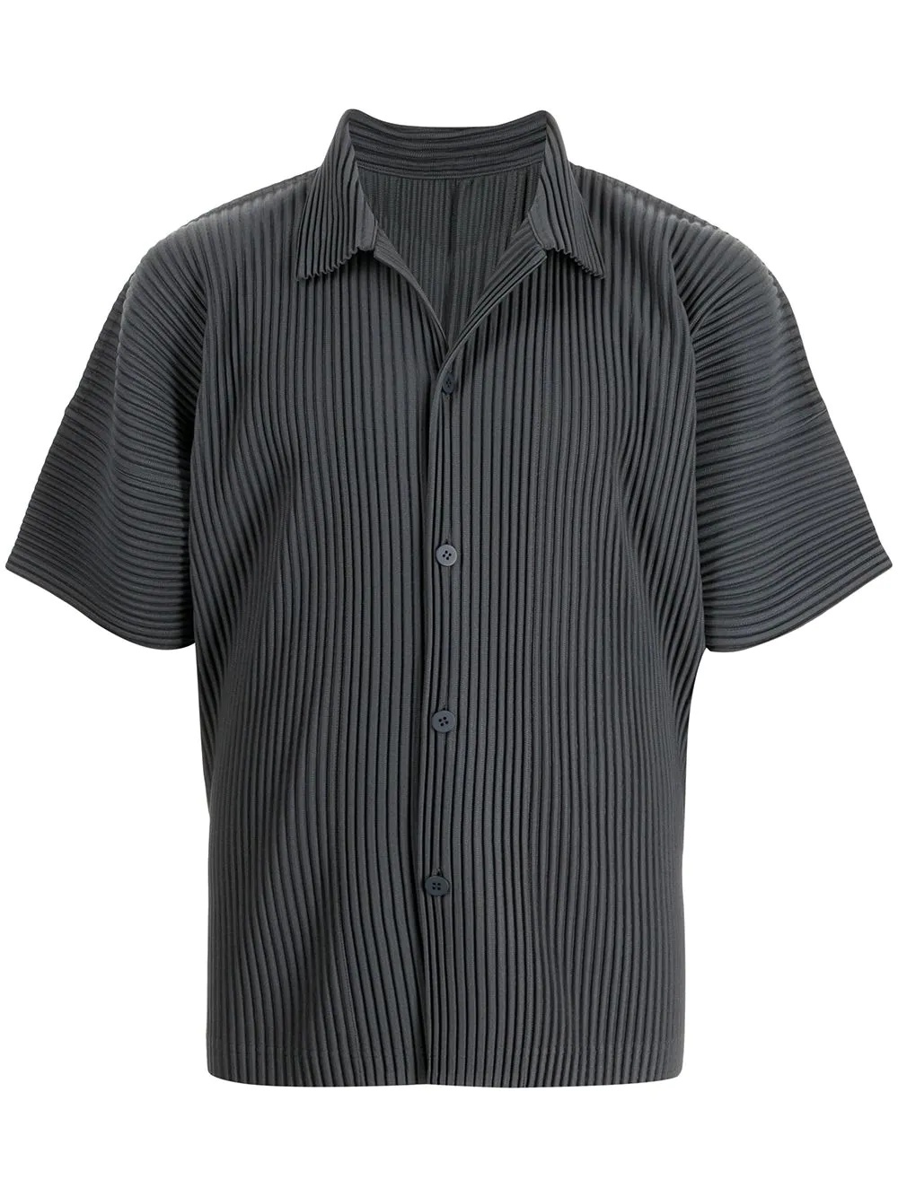 ribbed-effect shirt - 1