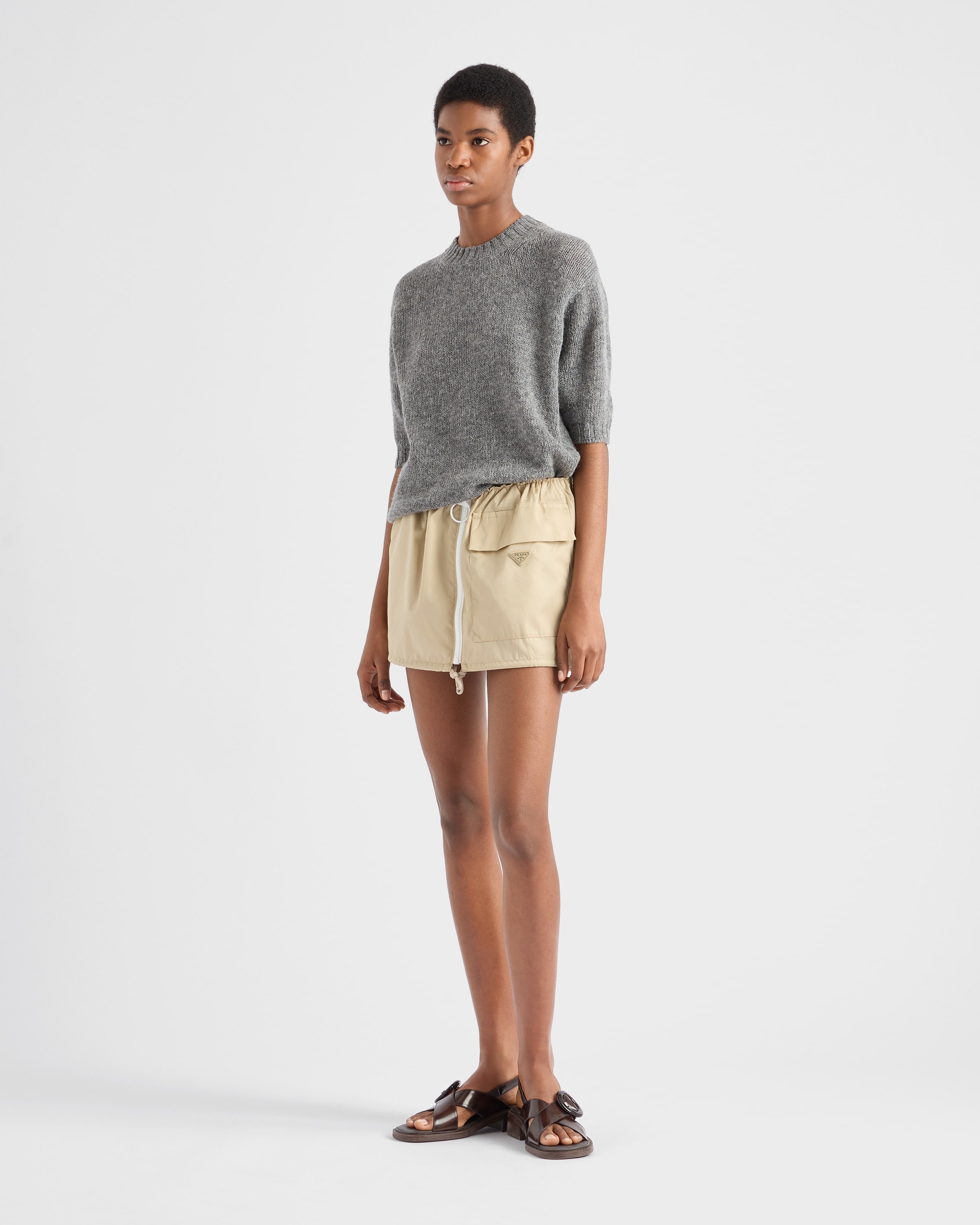 Re-Nylon miniskirt - 2