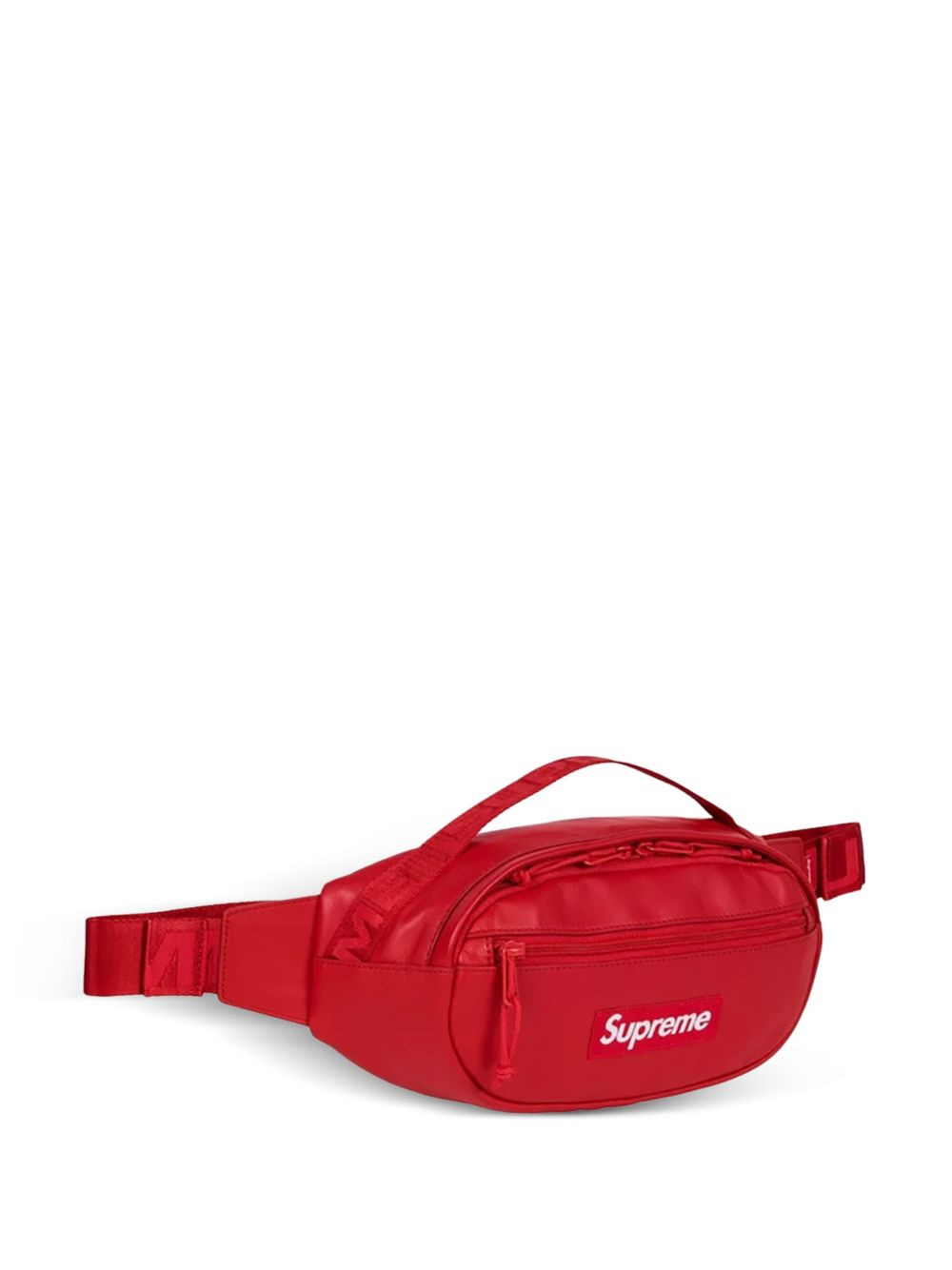 leather "FW 23 - Red" belt bag - 3
