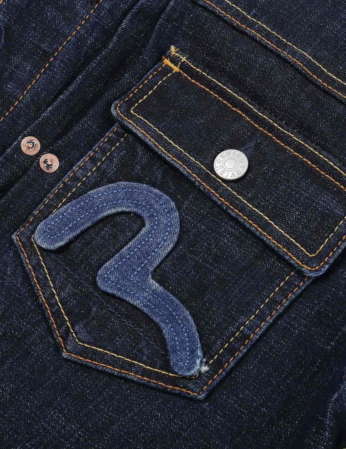 DAICOCK INSERTED 2-TONE DENIM JACKET - 8