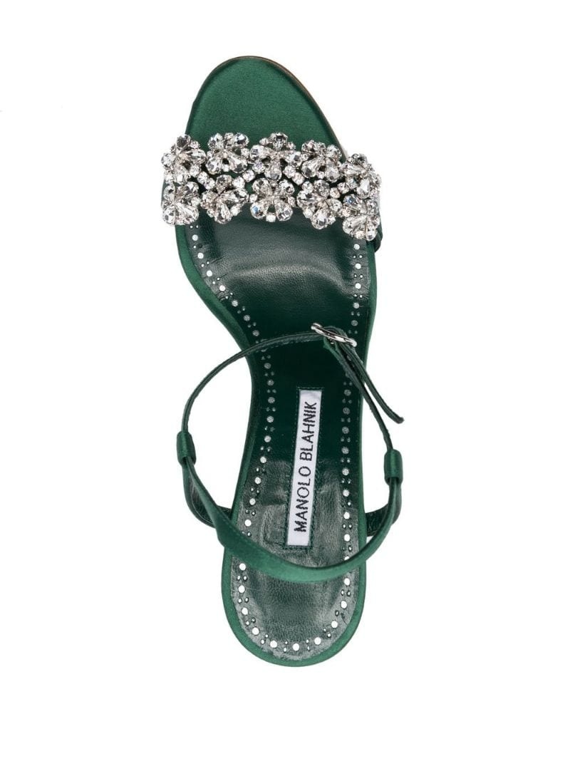 crystal-embellished  sandals - 4