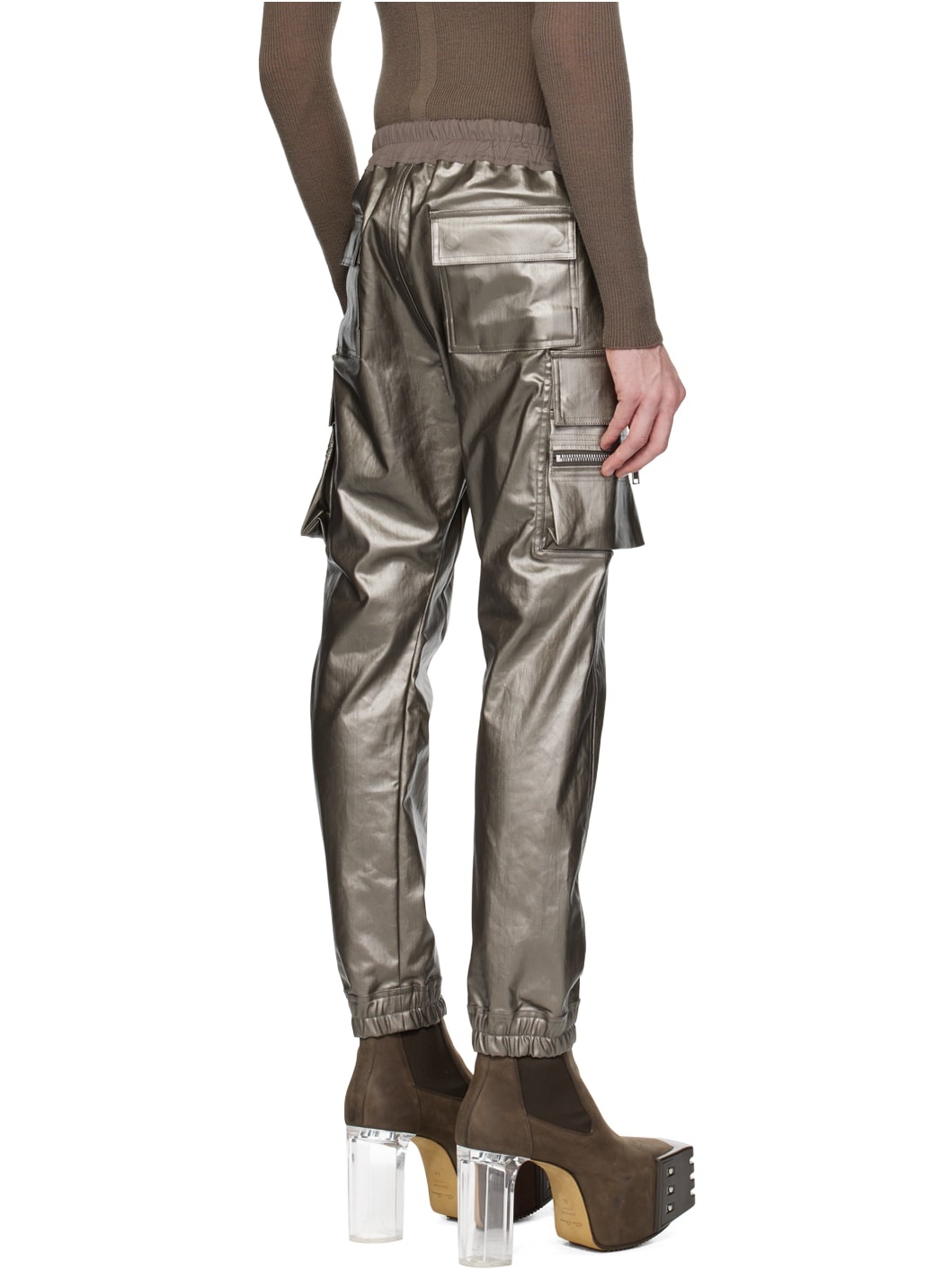 Gunmetal Mastodon Denim Cargo Pants - 3