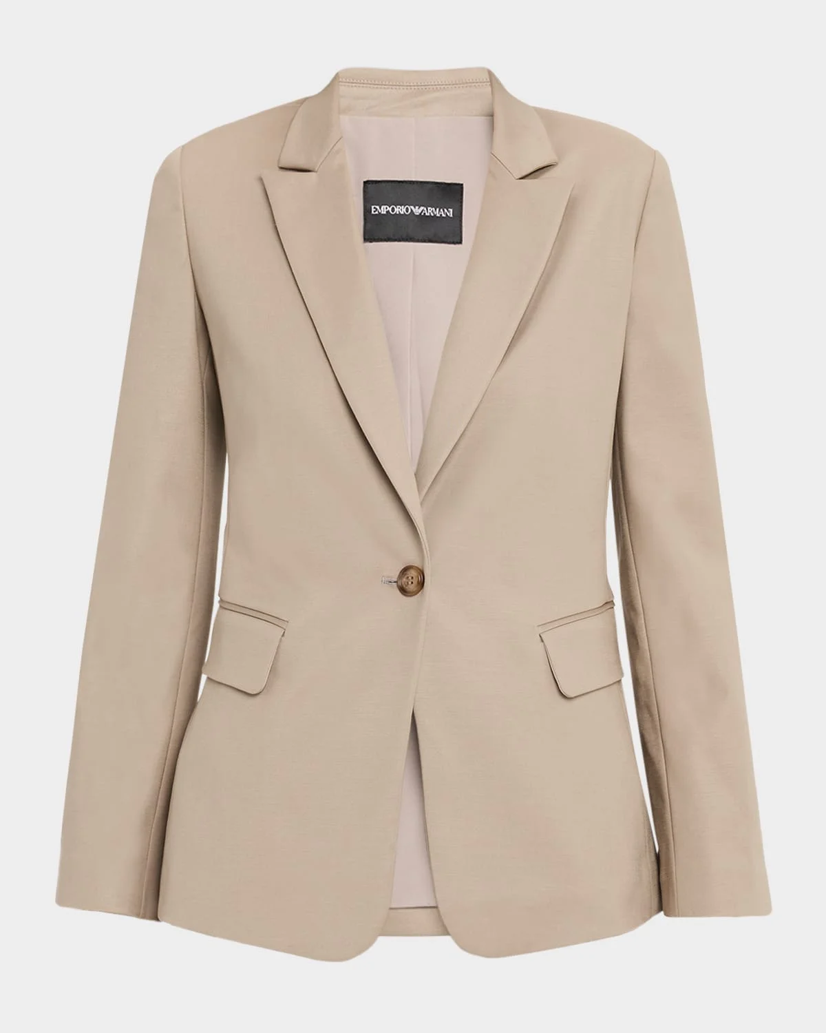 Cotton Couture Single-Button Blazer - 1