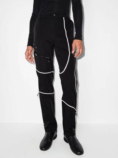 HELIOT EMIL™ contrast piping track pants outlook