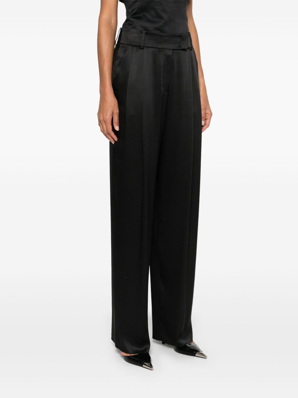 silk tailored trousers - 3