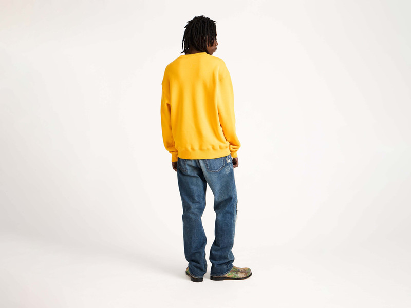 MENS ECHOES SWEATSHIRT IN GOLD 3