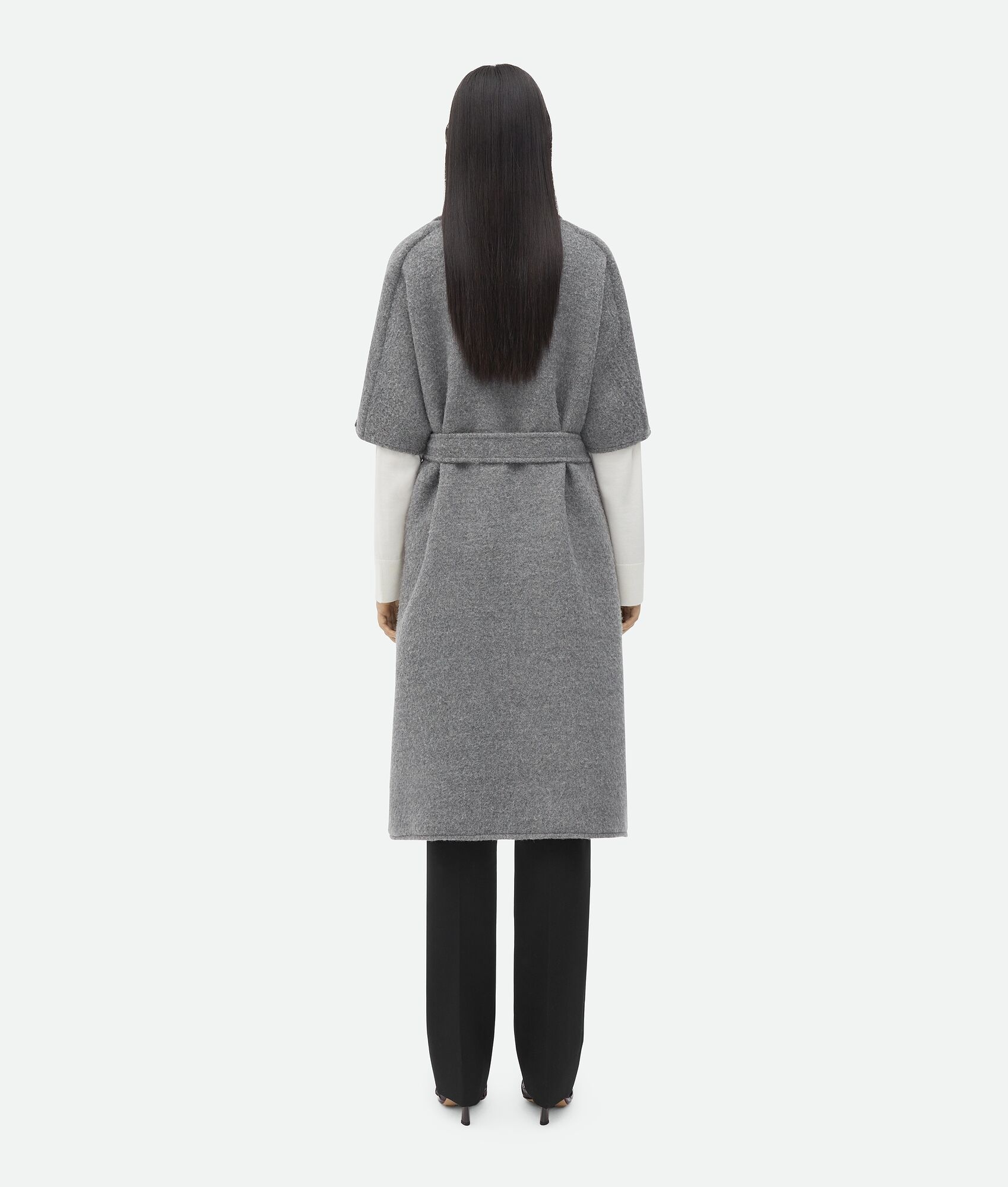 Wool And Cashmere Sleeveless Coat - 3