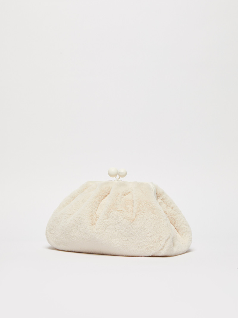 WEEKEND Max Mara GIANNA Medium furry fabric Pasticcino Bag outlook
