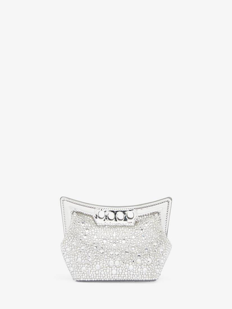 Women's The Micro Peak Bag in Silver 3