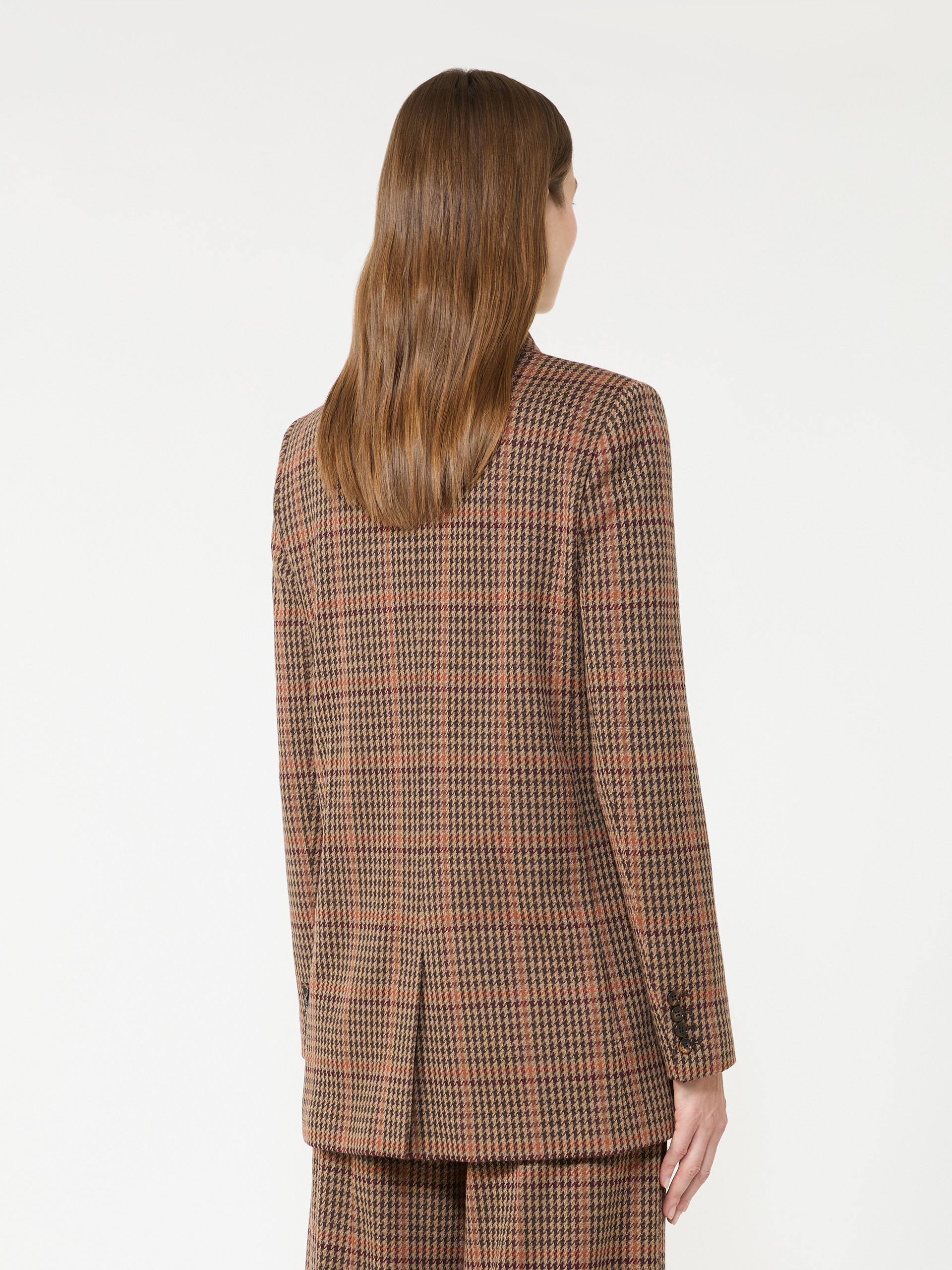 GUELFO Prince of Wales wool and cotton blazer - 4