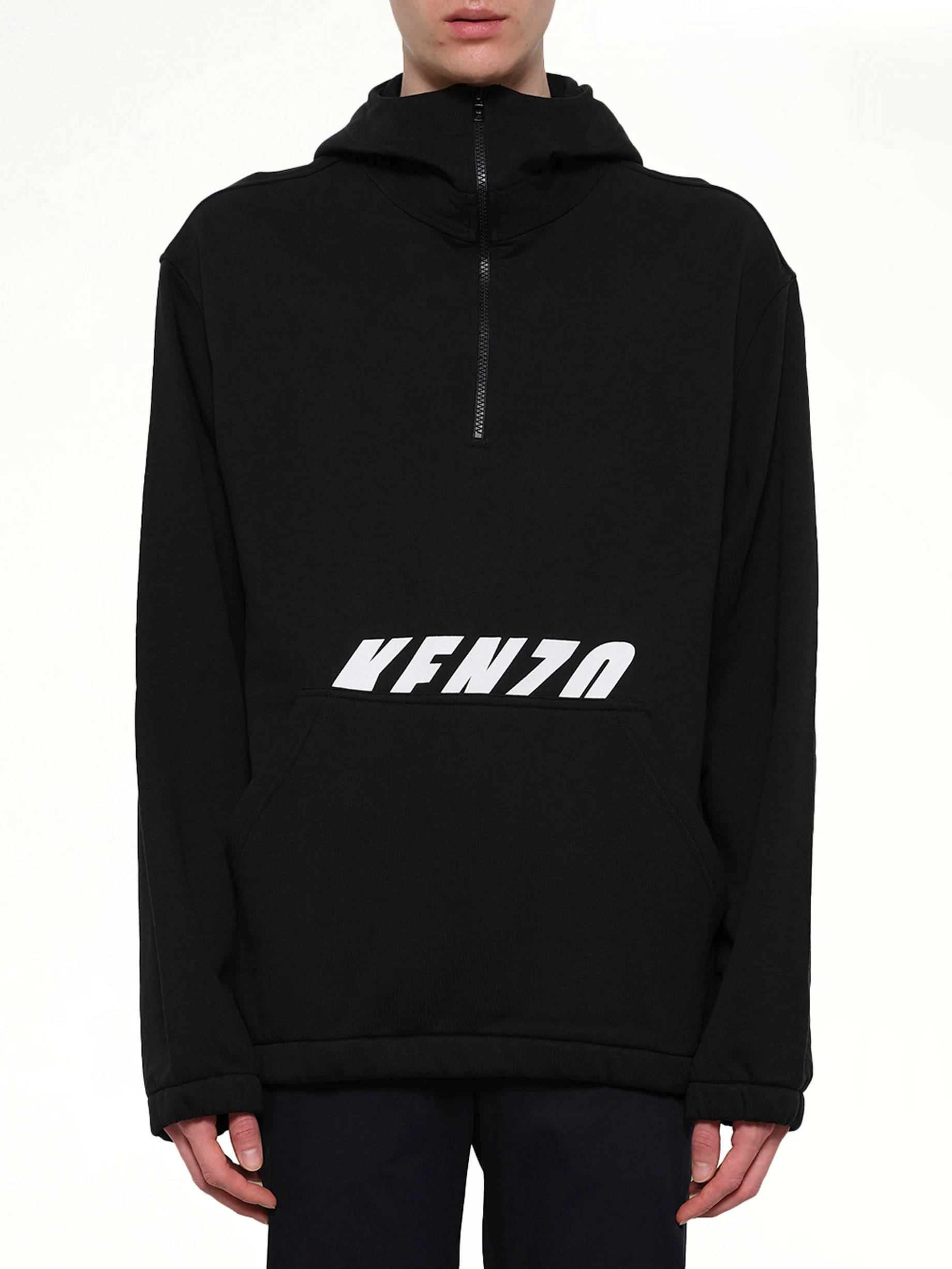 Ski Hood Sweatshirt in Black - 1