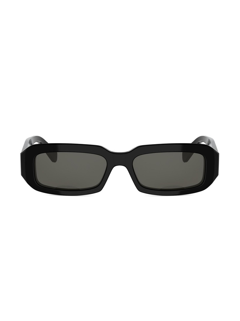 Women's Triomphe 54MM Rectangular Sunglasses - Black Smoke 1
