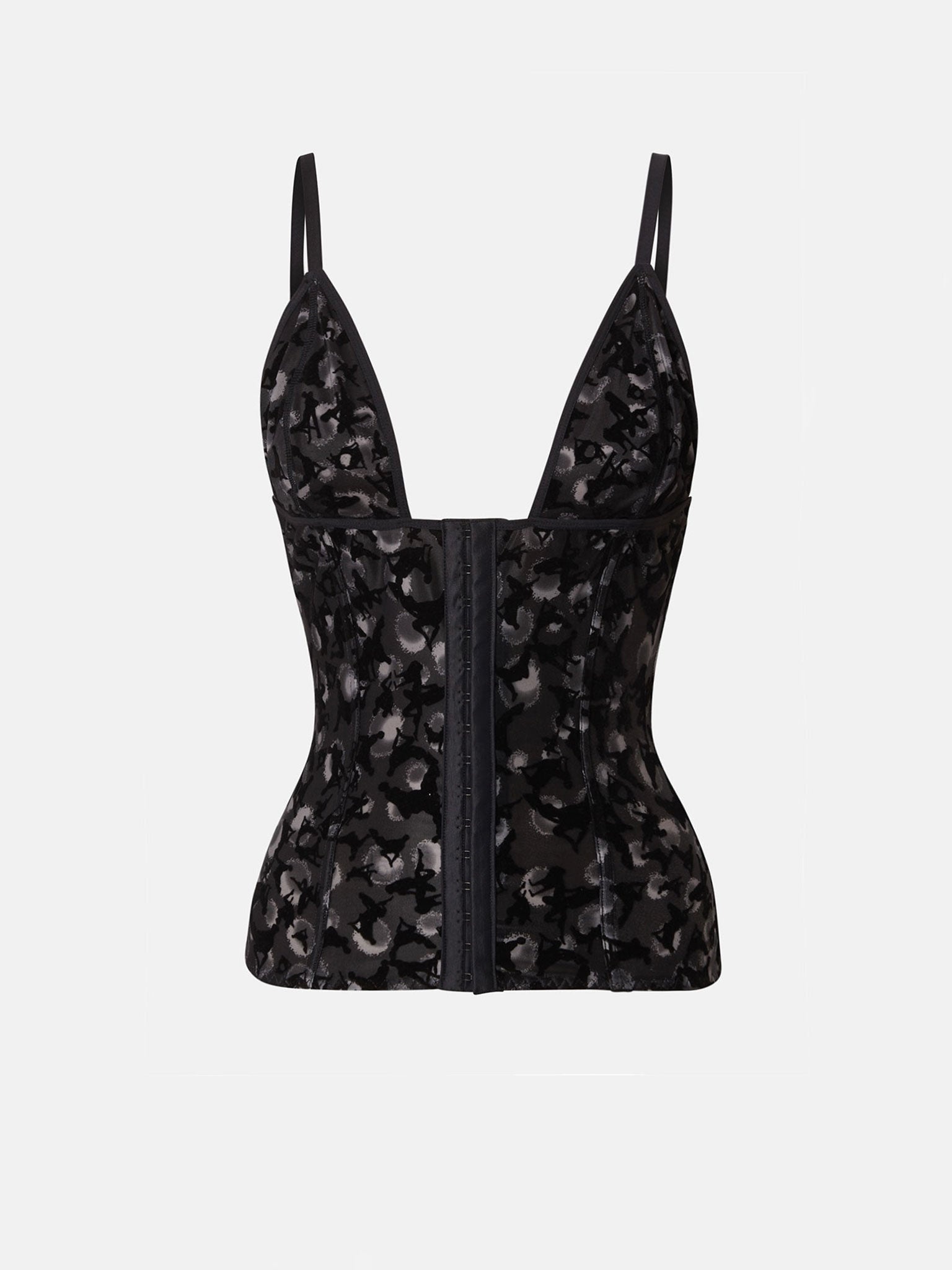 DOLL TOP BLACK LEOPARD PRINT - 1