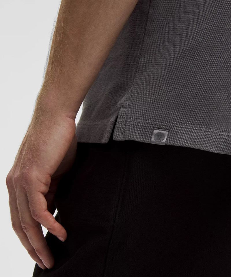 Cotton Pique Short-Sleeve Polo Shirt 5