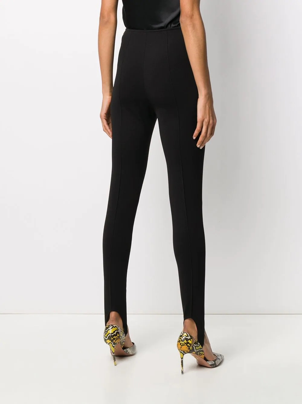 high-waist stirrup leggings - 4