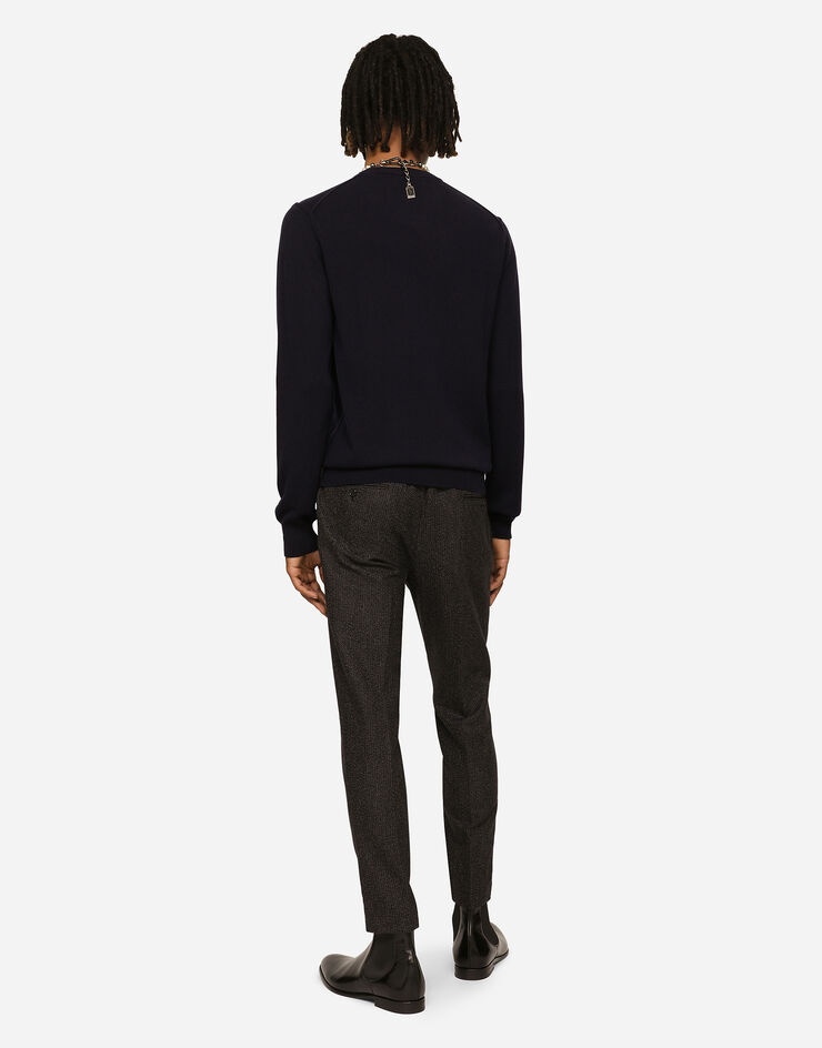 Cashmere round-neck sweater - 3