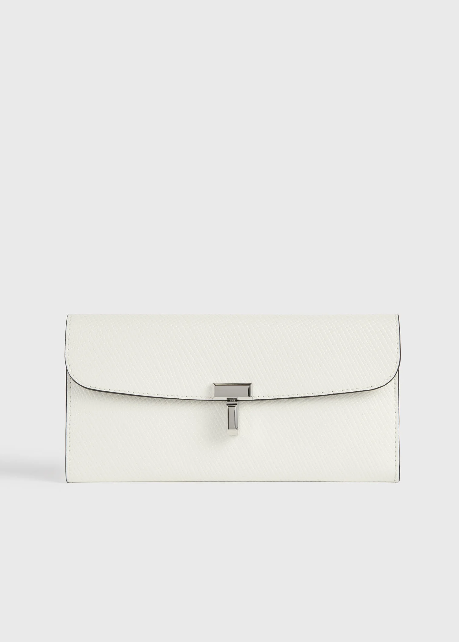 T-lock palmellato-patent wallet off-white - 1