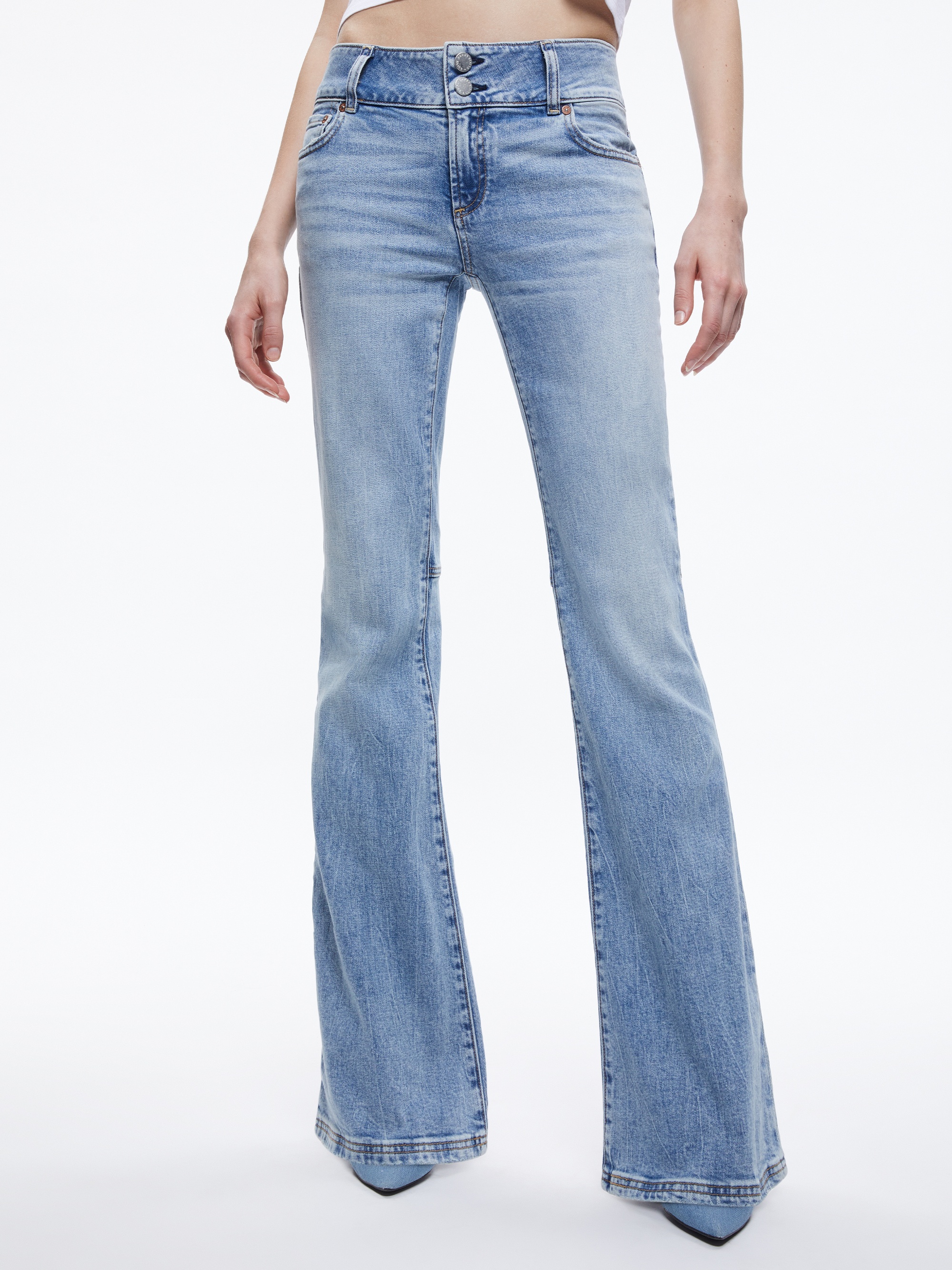 STACEY LOW RISE BELL BOTTOM JEAN - 5